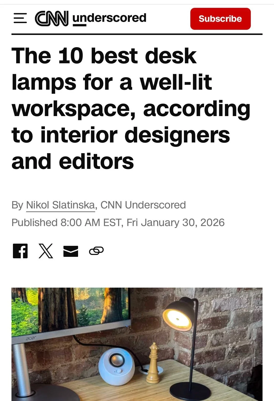 Guide to best desk lamp designs