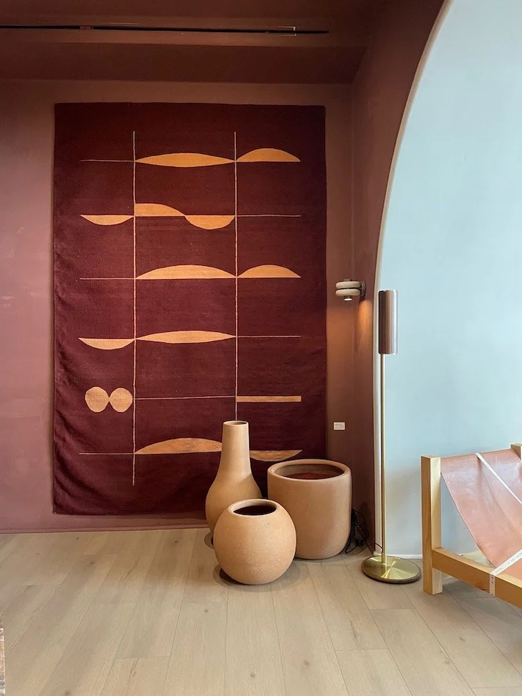 Mexican tapestry and ceramics at K'ab Juun gallery in Meatpacking