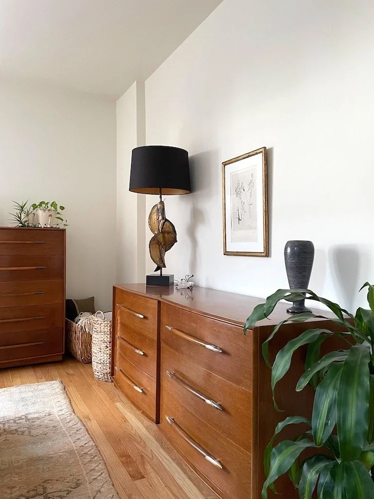 It's ready! Introducing our Mid Century meets Art Deco bedroom — Time