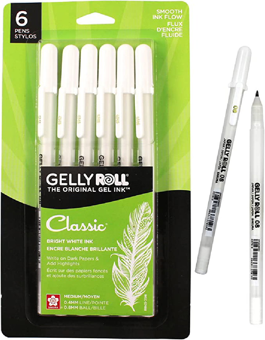 gellyroll classic white pens