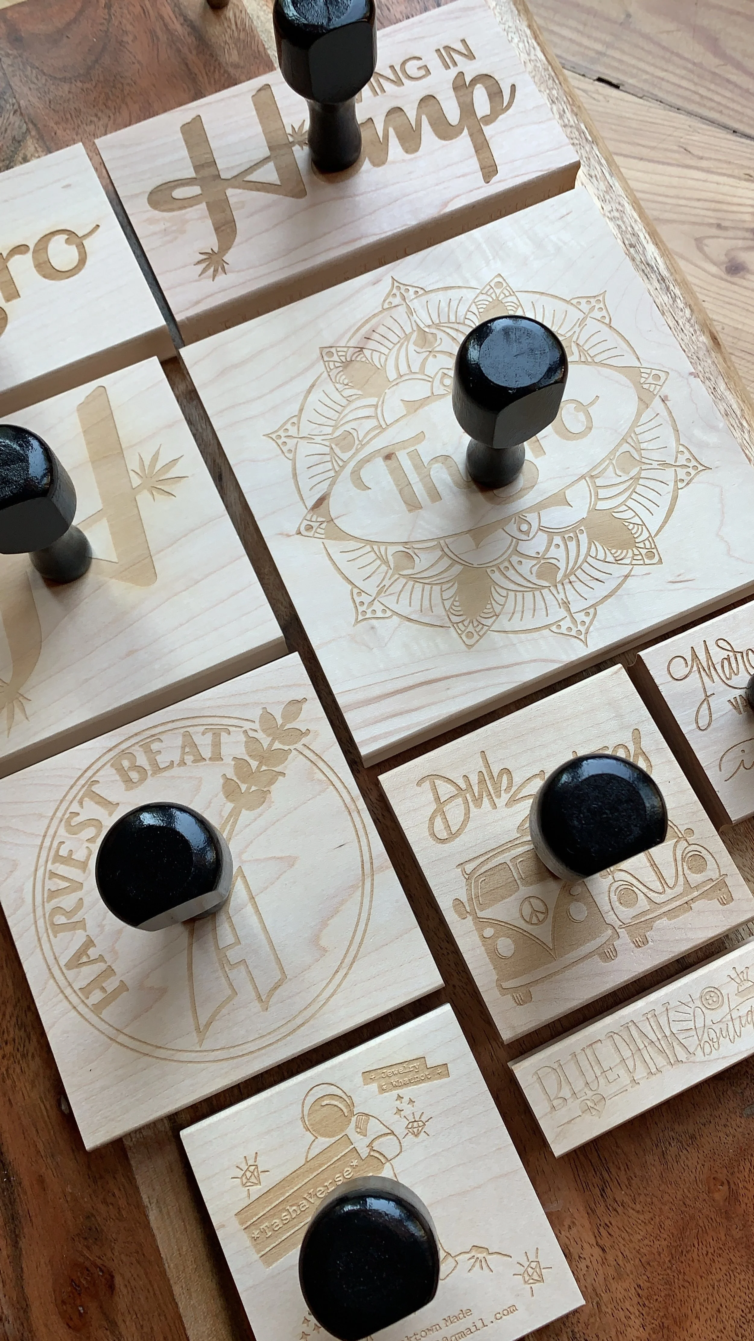 custom rubber stamp designs