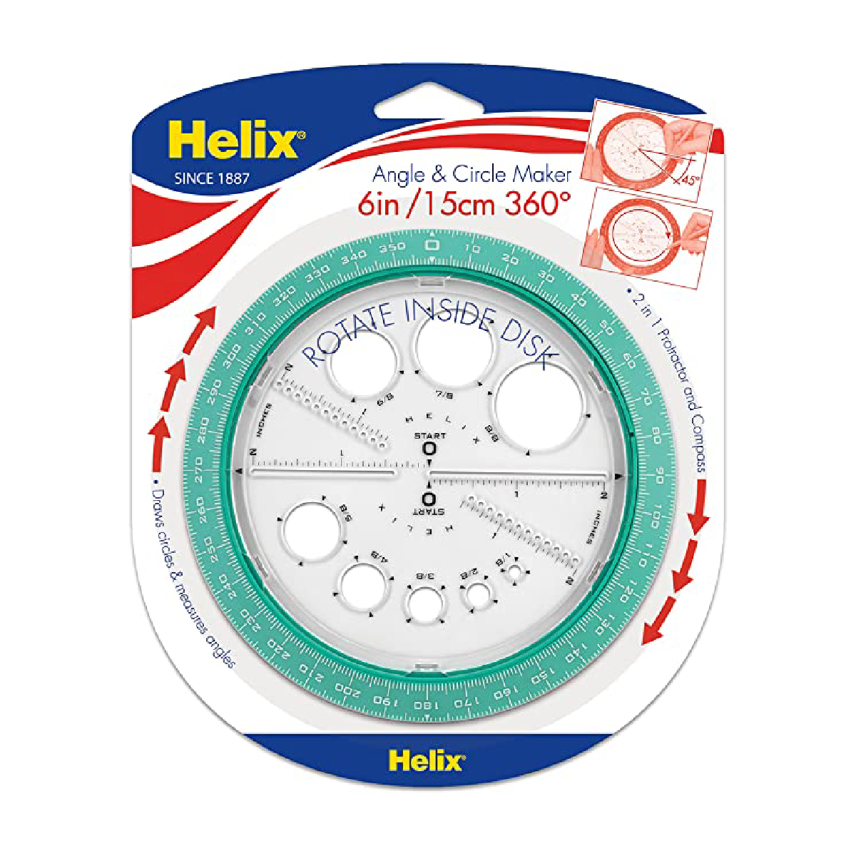 helix circle template