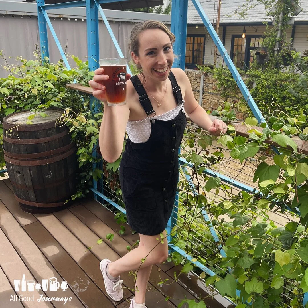 Hi! My name is Caroline and welcome to my journey into beer! I want to take a minute to introduce myself and tell you why this journey is important to me. 
.
Part 1: I started my journey of drinking beer and learning about the flavors when I turned 2