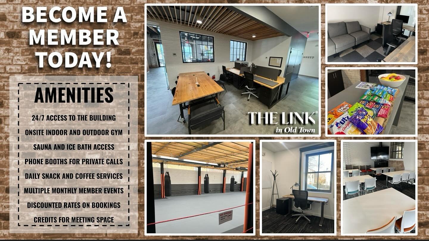 Coworking at The Link comes with many amenities! From daily snack and coffee services to taking a cool dip in our ice baths or even breaking a sweat in the sauna, our building has all the accommodations to satisfy your needs! Prioritizing your health