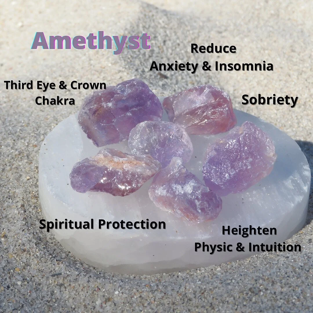 Amethyst 🔮 Shop Our Raw Crystals 

Find out more about the many crystals / stones available and how to use them online with our Crystal Guide!