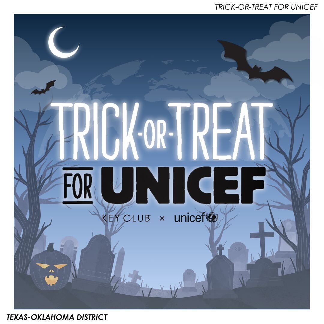 Hey Key Clubbers! Swipe to learn more about Trick-Or-Treat for UNICEF! Fundraise and submit donations to raise the most funds for a chance at winning the UNICEF Cup.
—
Contact Information
District Governor - governor@tokeyclub.com
District Se