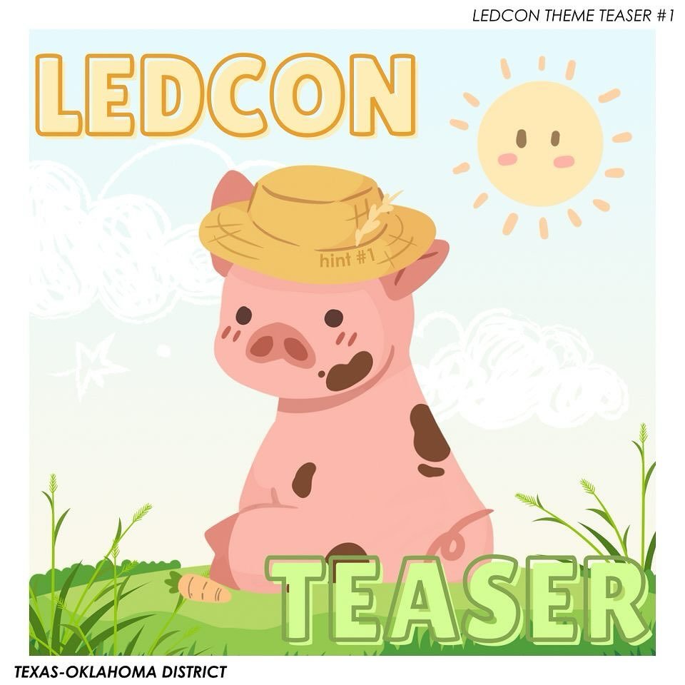 I wonder what it is… 🤔🤔 COMMENT DOWN BELOW YOUR GUESS OF THE NEXT LEDCON THEME !! 😛
—
Contact Information
District Governor - governor@tokeyclub.com
District Secretary - secretary@tokeyclub.com
District Treasurer - treasurer@tokeycl