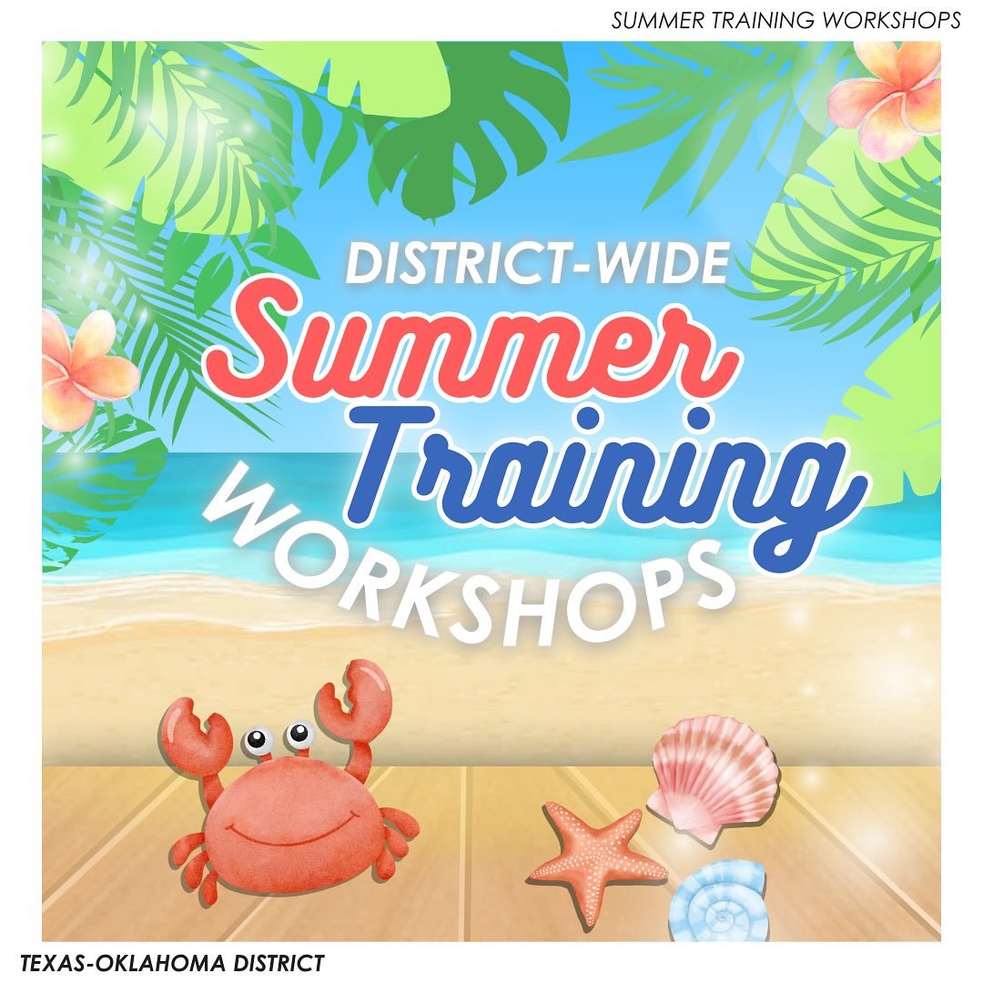 Guess what T-O? DISTRICT-WIDE ZOOM WORKSHOPS ! 📢☀️ Whether you’re an officer, future leader, or just want to learn more, these virtual workshops are your chance to grow and get more information for a successful Key Club Term! ✨🏝️🌺
—&md