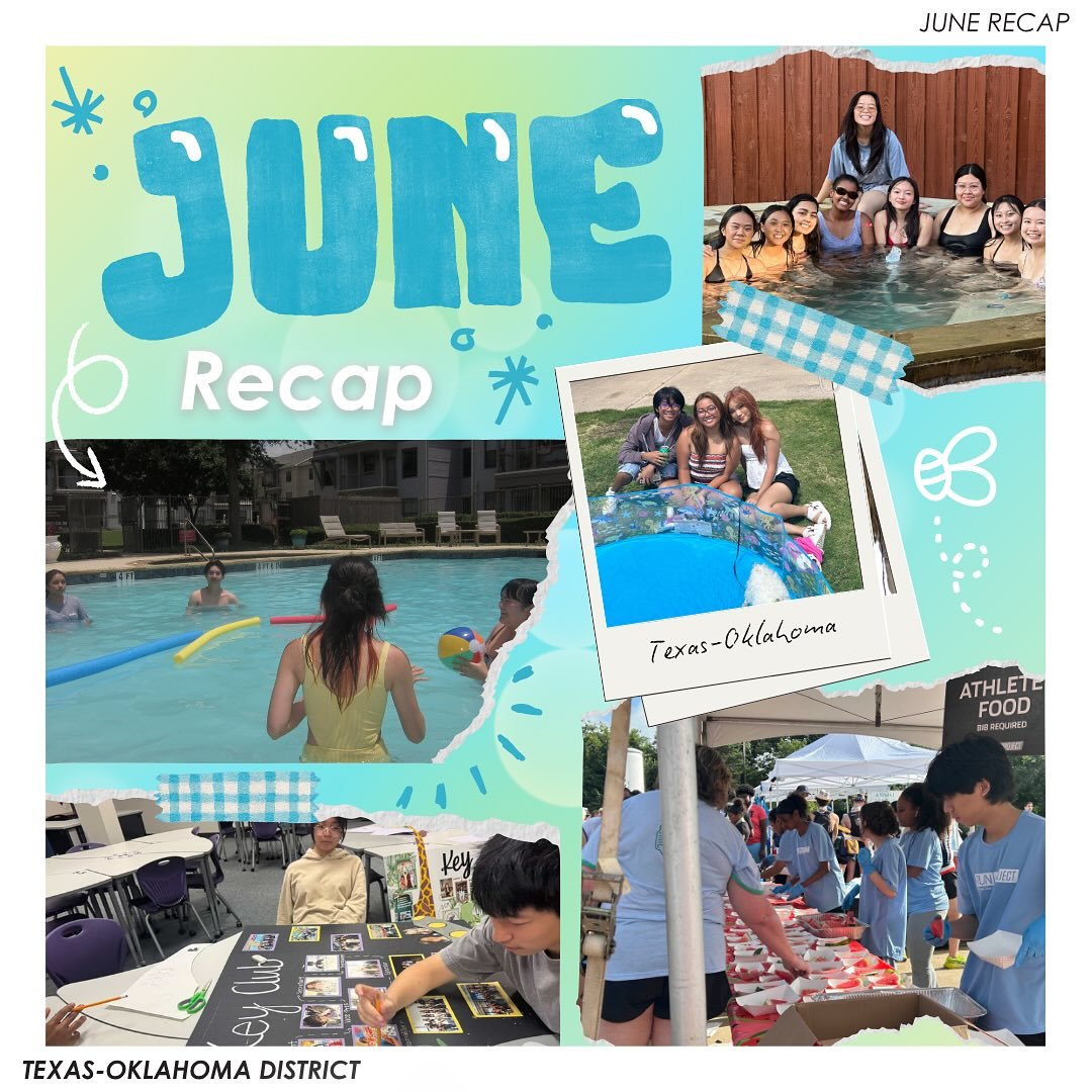 RECAP! ✨ Let’s go back and see what our clubs were up to in the month of June! 🙌☀️
—
Want to see your club on a monthly post like this? 📸 Have your club’s webmaster or historian upload pictures to the Google Drive found in the off