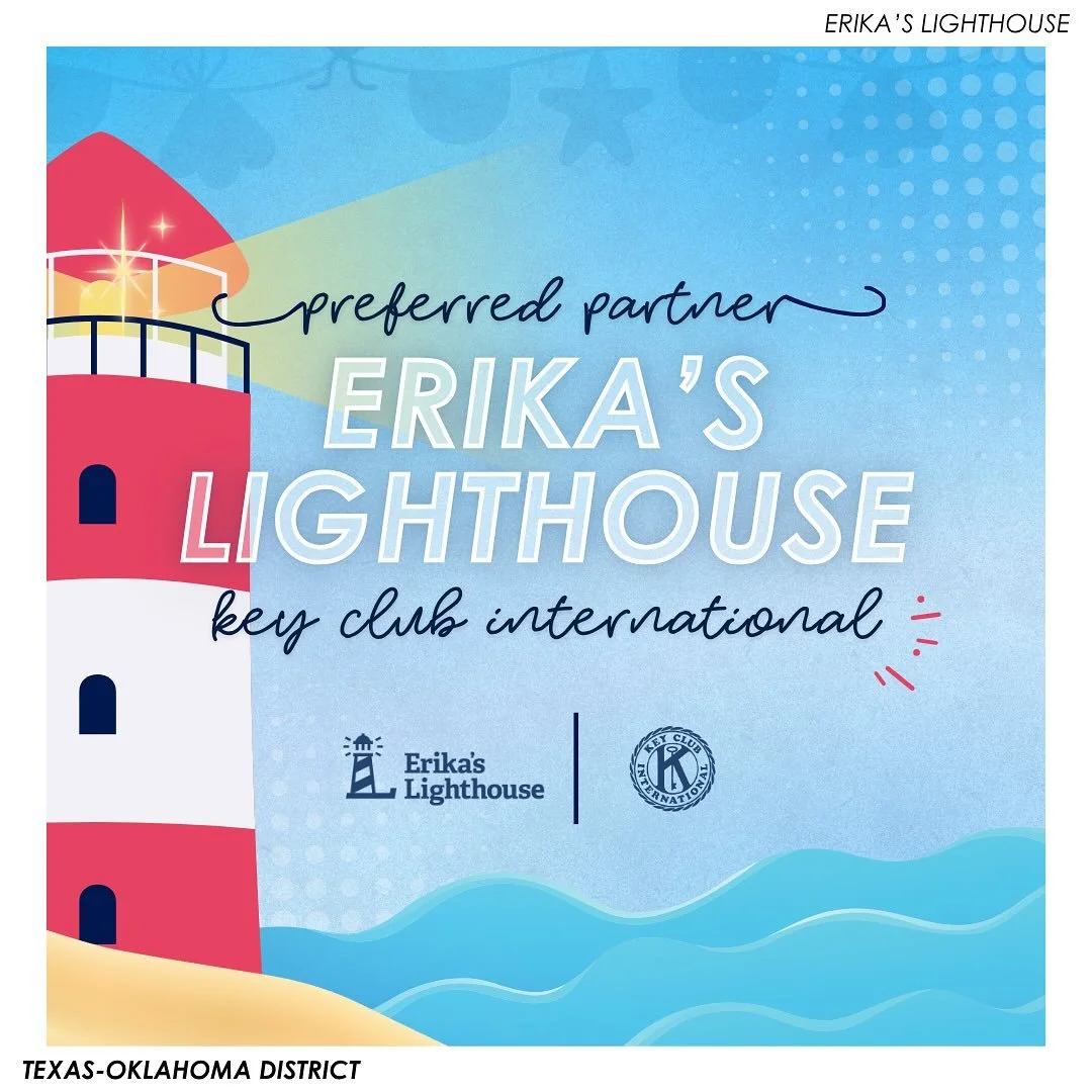 Hey T-O! Learn more about our preferred partner, Erika’s Lighthouse, TODAY! 🌟
—
T-O Staff Contact Information
District Governor - governor@tokeyclub.com
District Secretary - secretary@tokeyclub.com
District Treasurer - treasurer@tokey