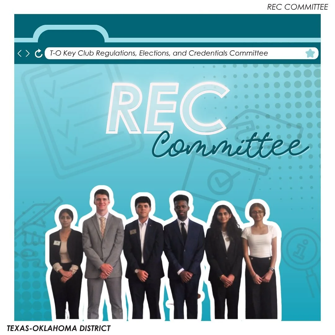 Meet the 2025-2026 Regulations, Elections, and Credentials Committee! ✍️
—
T-O Staff Contact Information
District Governor - governor@tokeyclub.com
District Secretary - secretary@tokeyclub.com
District Treasurer - treasurer@tokeyclub.com
Distr