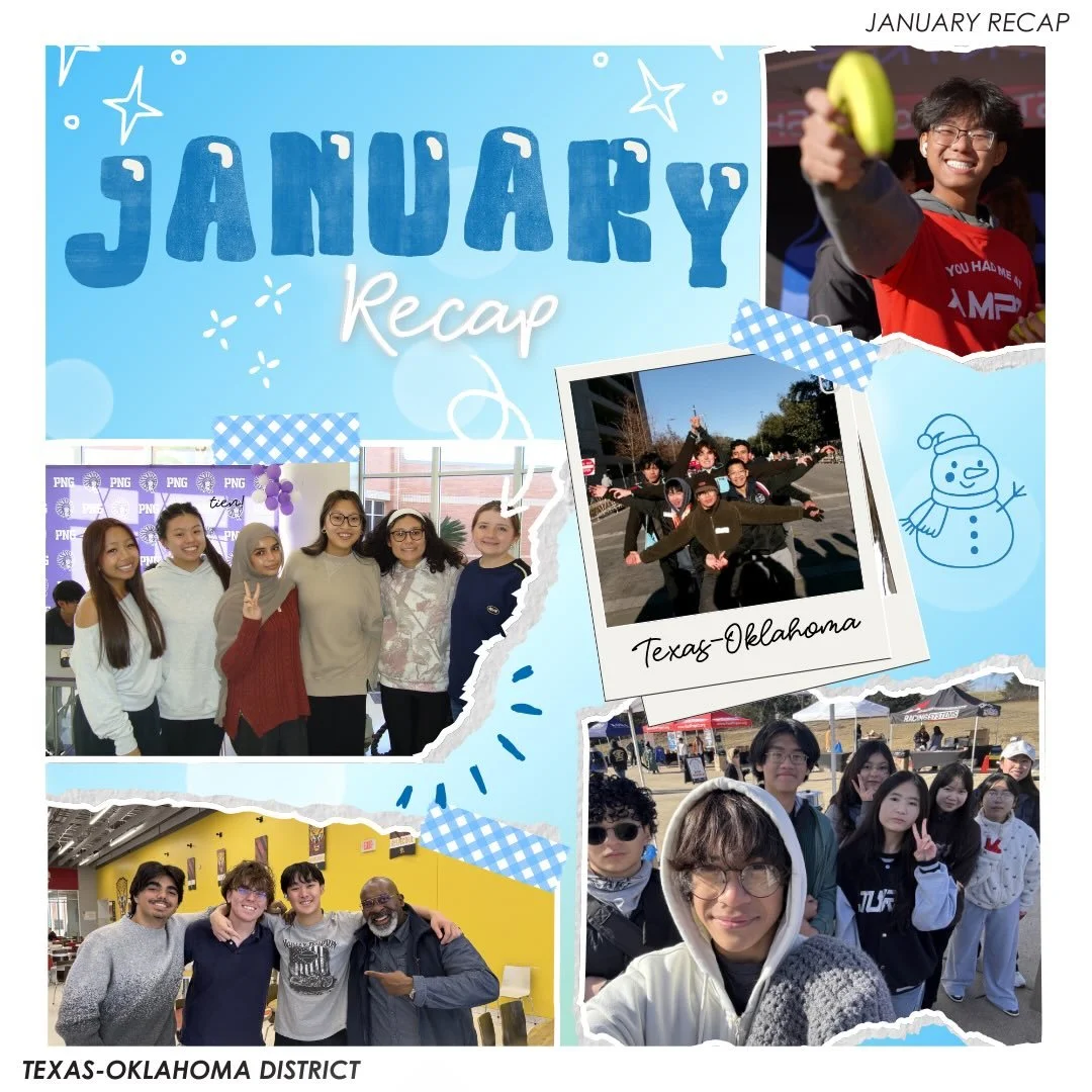 T-O it&rsquo;s time for the January RECAP! ⛄️ Check out what our clubs were up to in the month of January ! ❄️

Want your club to be featured for the next recap? 📸 Have your club webmaster or historian find the Google Drive link in our Linktree in o