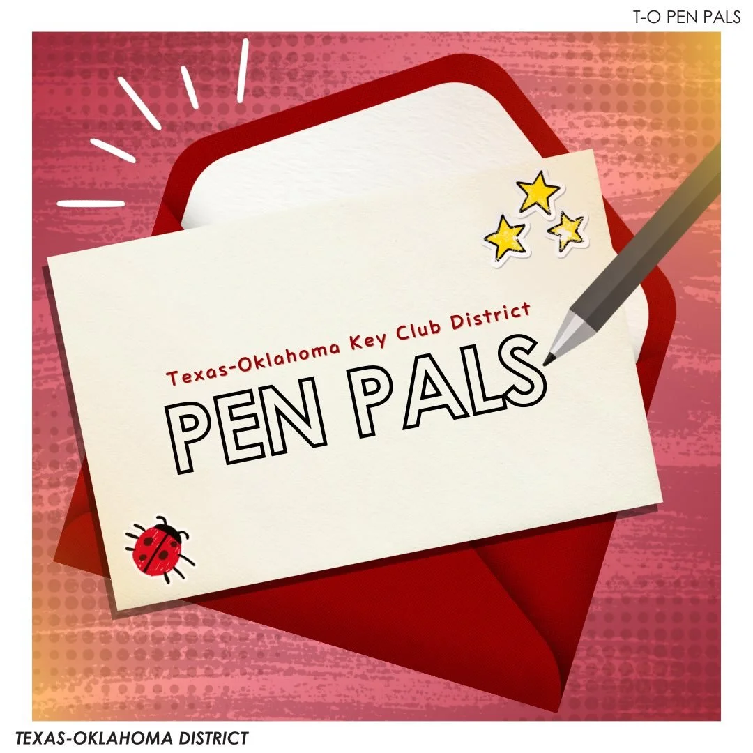 Sign up TODAY to be matched with a pen pal from across the T-O district! 💌 Last day to sign up is March 10th! For more information, contact K-Fam and Int-Relations Committee Chair Hiam Koujan via koujanhiam@gmail.com 📮
&mdash;

T-O Staff Contact In