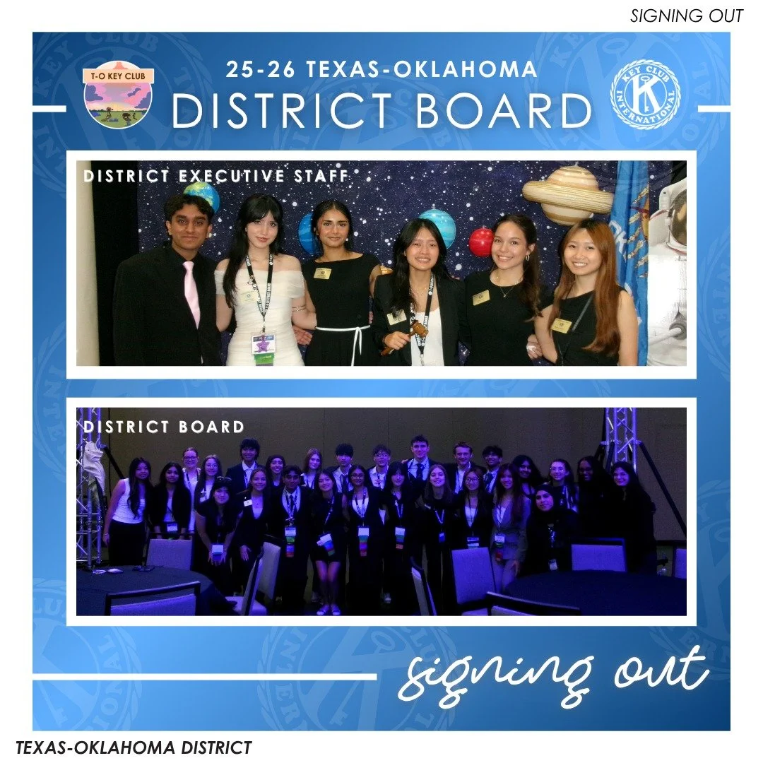 Thank you, T-O, for such an unforgettable service year. It has truly been an honor to serve alongside such passionate, dedicated people.

Thank you for trusting us and letting us lead this incredible district. We are so proud of all that we&rsquo;ve 