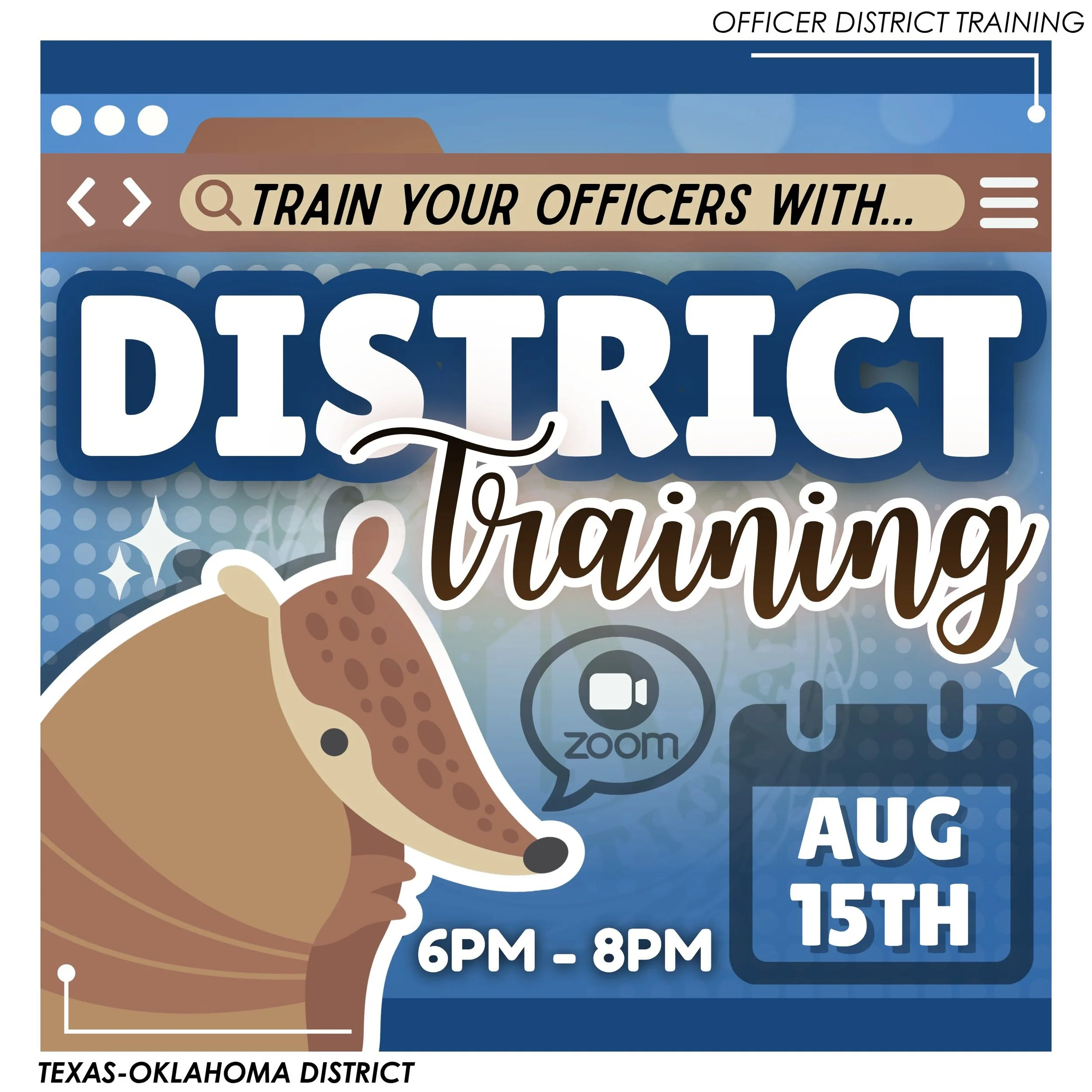 Join T-O&rsquo;s District Training on August 15th!! All Key Club officers can gain more information by attending. We are excited to see you all there! 💙🌟

T-O Staff Contact Information -
District Governor: bisanabdallakc@gmail.com

District Secreta