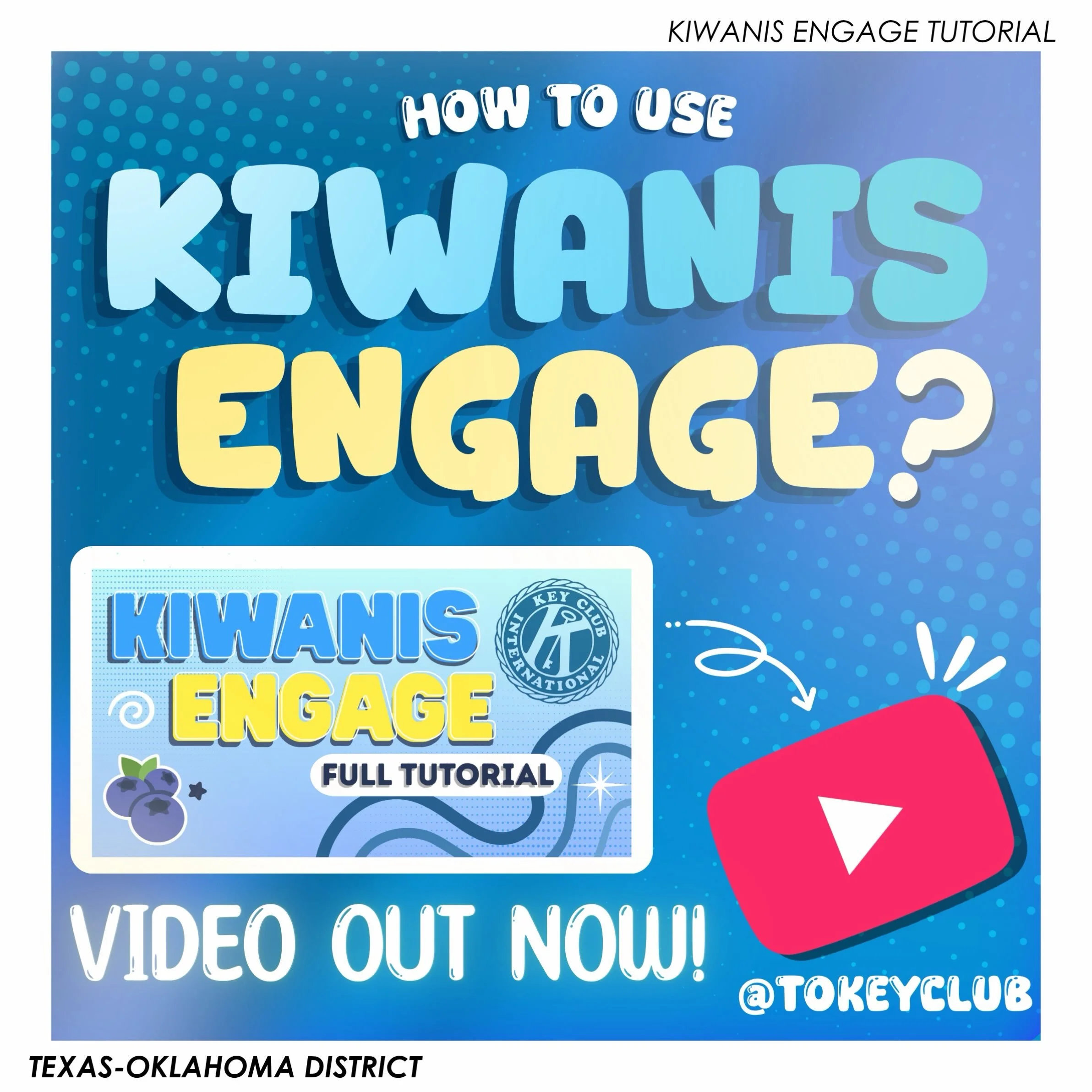Attention to ALL T-O Key Club Secretaries! 📢❕

Struggling with Kiwanis Engage? Check out this FULL BREAKDOWN of how to navigate the different areas of Kiwanis Engage, created by our District Secretary and District Assistant Secretary!! 💫

Watch the