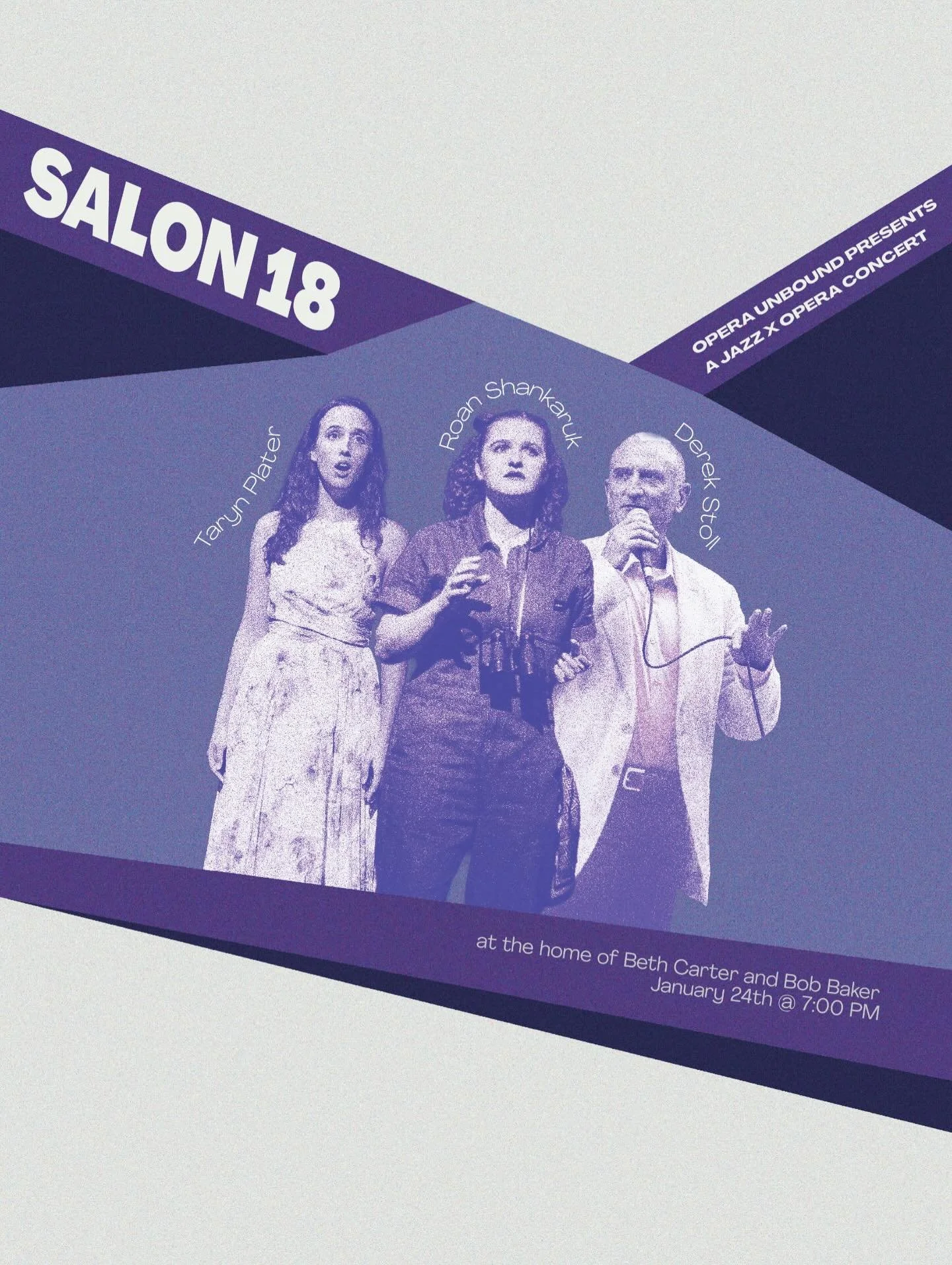 We&rsquo;re excited to announce our next house concert fundraiser - Salon 18!!🎶

Date: January 24, 2026

✨Join house concert veterans Derek Stoll (piano), and Taryn Plater (mezzo), alongside special guest Roan Shankaruk (soprano and composer) for an