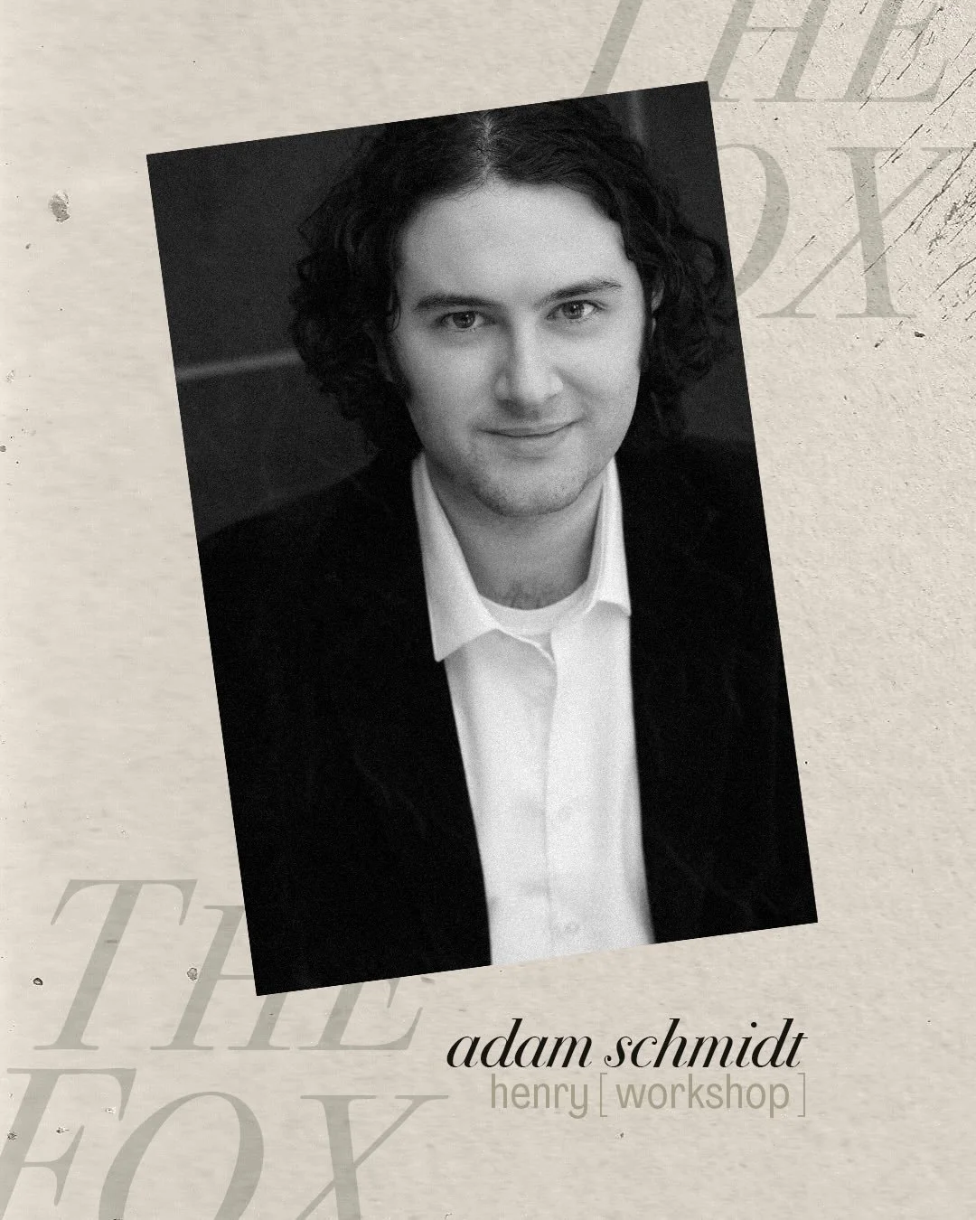 ✨MEET THE FOX CREW✨
🦊Adam Schmidt: Henry (workshop)

&ldquo;Modern opera is important because opera is a living artform. If we stop making new works, it dies.&rdquo;

🎟️ticket link in bio!!

#yvrarts #yvrmusic #indieopera #newmusic #canadianopera