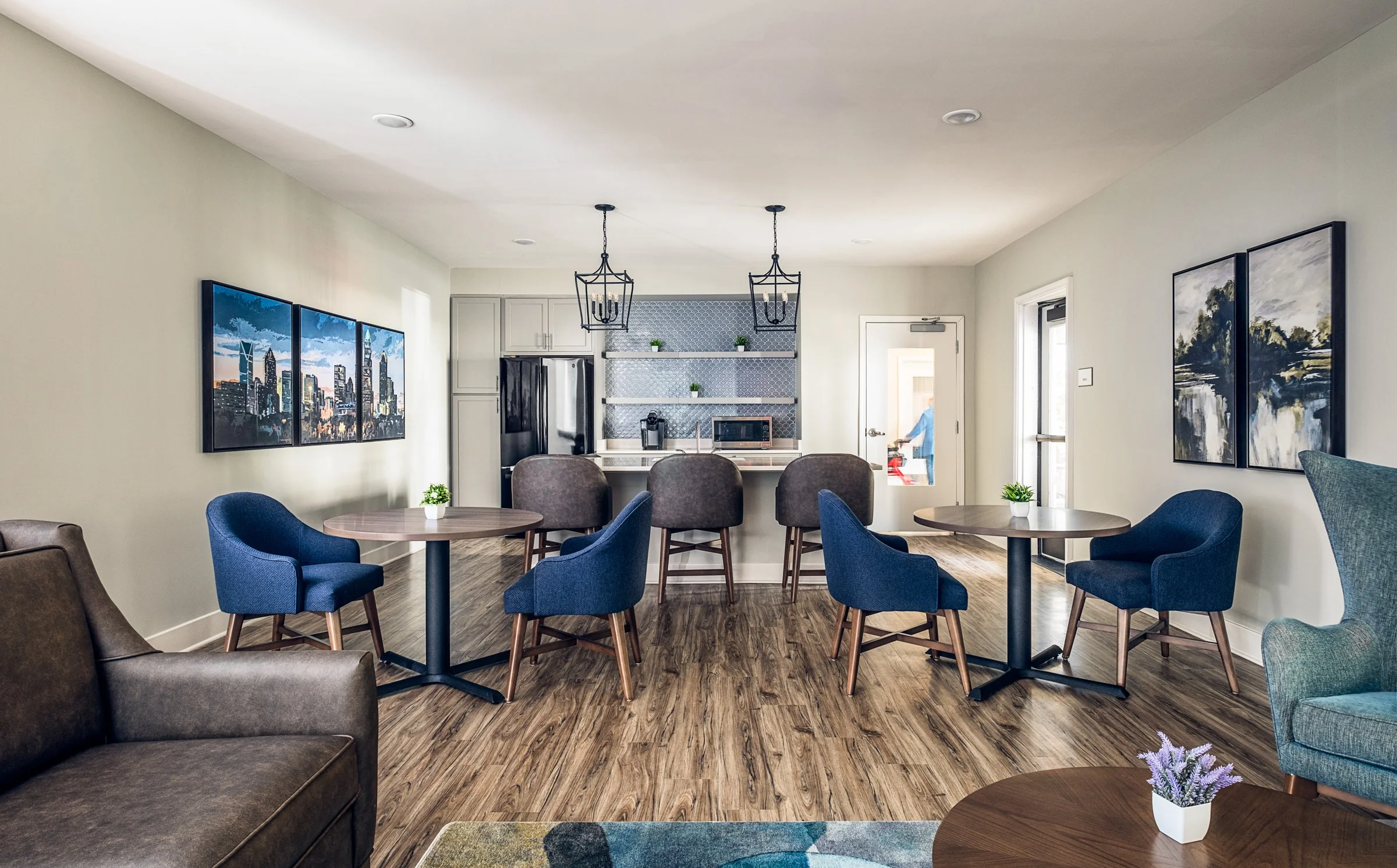 Multi-family affordable housing design in Charlotte, NC – architectural photography by Lange Photo Studio featuring design by Neighboring Concepts.