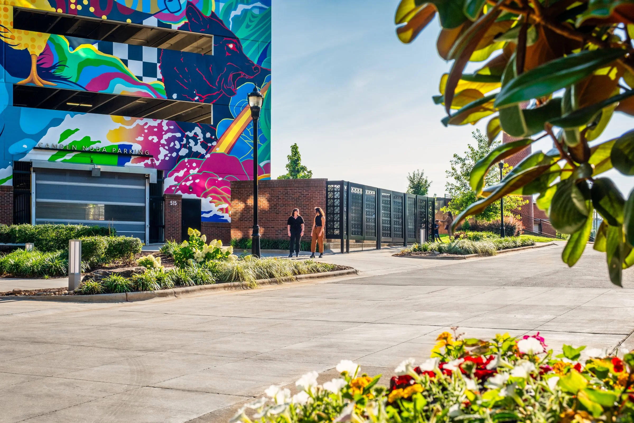 Architectural and landscape photography of Camden NODA highlighting exterior design and functional spaces.