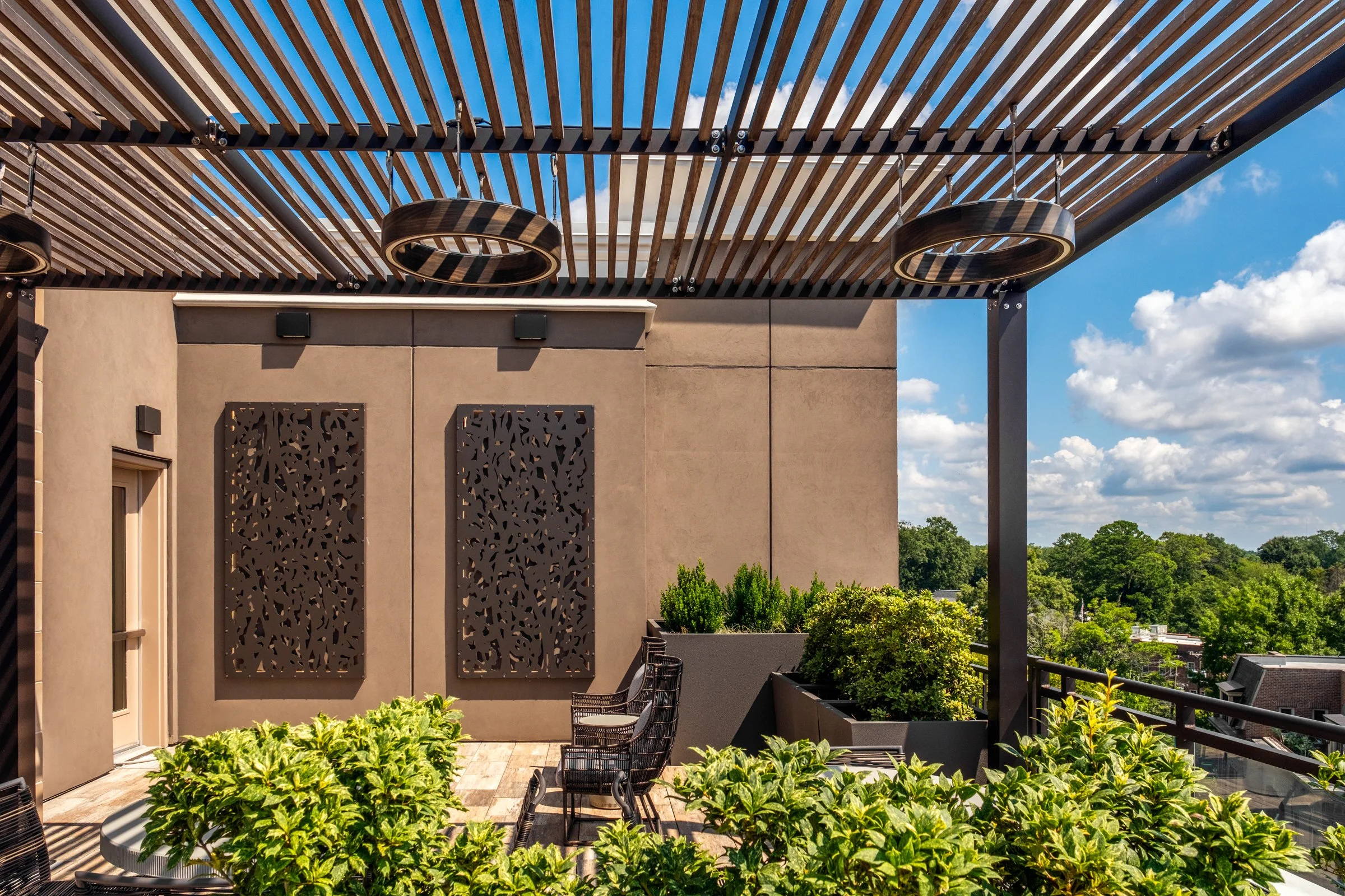 Architectural and landscape photography of Regent Eastover highlighting exterior design and functional spaces.