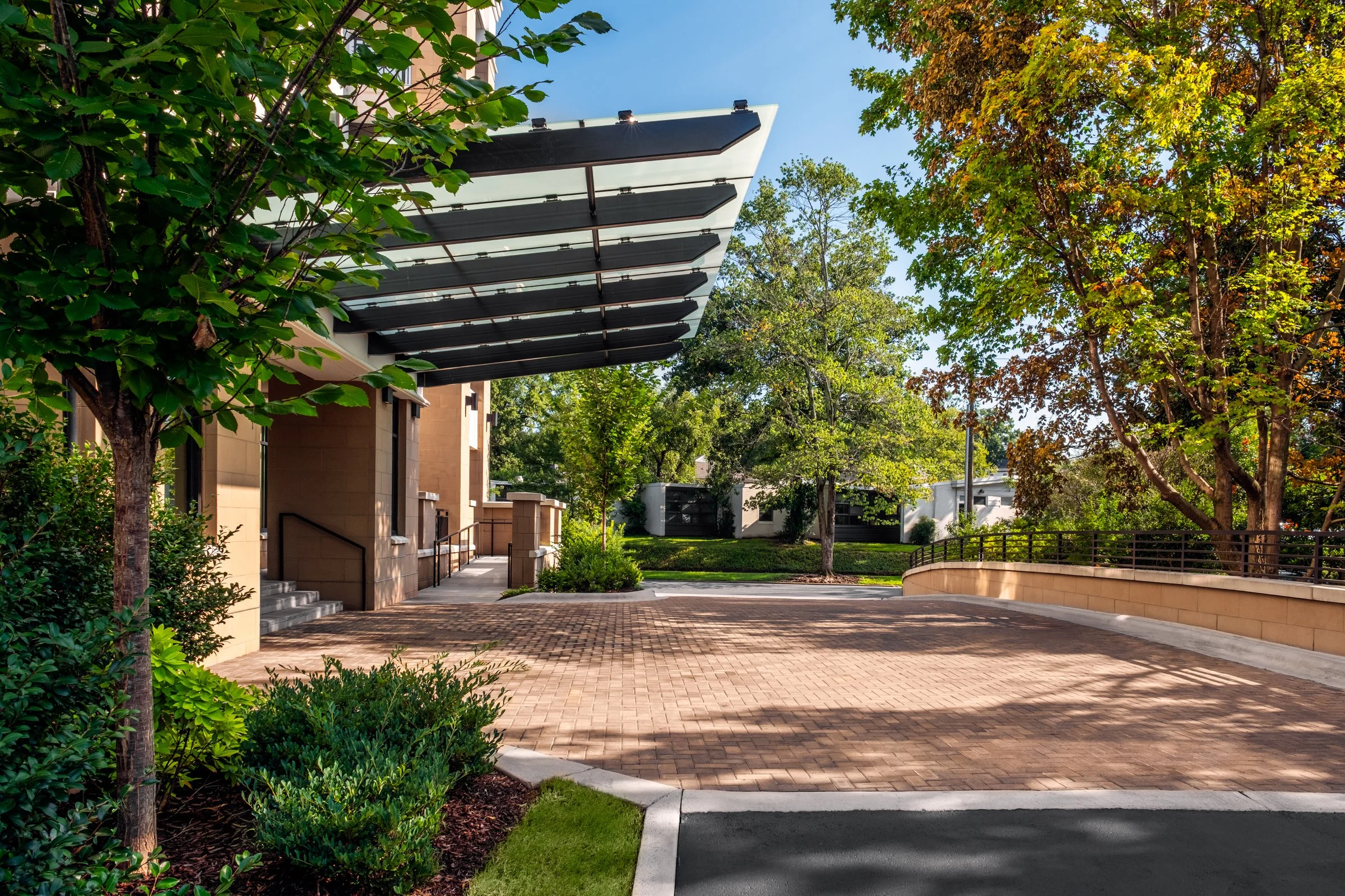 Architectural and landscape photography of Regent Eastover highlighting exterior design and functional spaces.