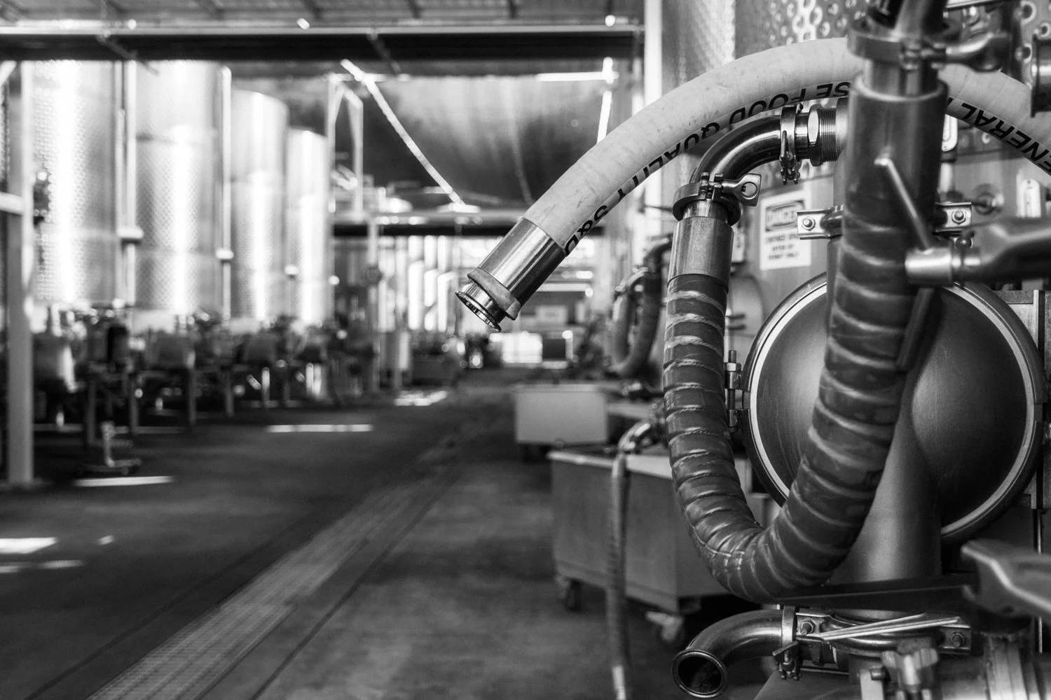 Behind-the-scenes winemaking at Beringer Vineyards in St. Helena, California – photographed by Lange Photo Studio