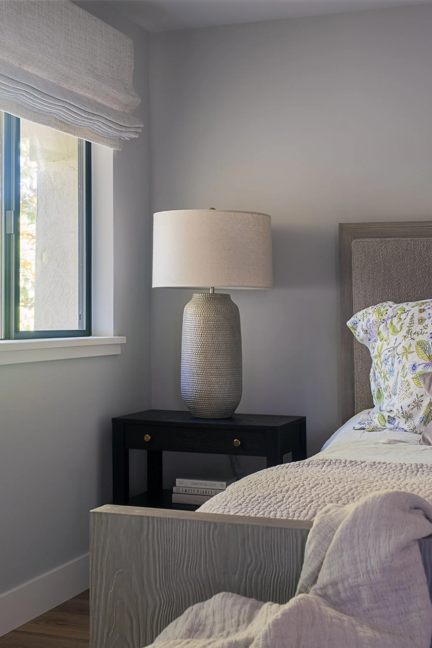 Bedroom interior design by Marie Lyall – captured by Lange Photo Studio