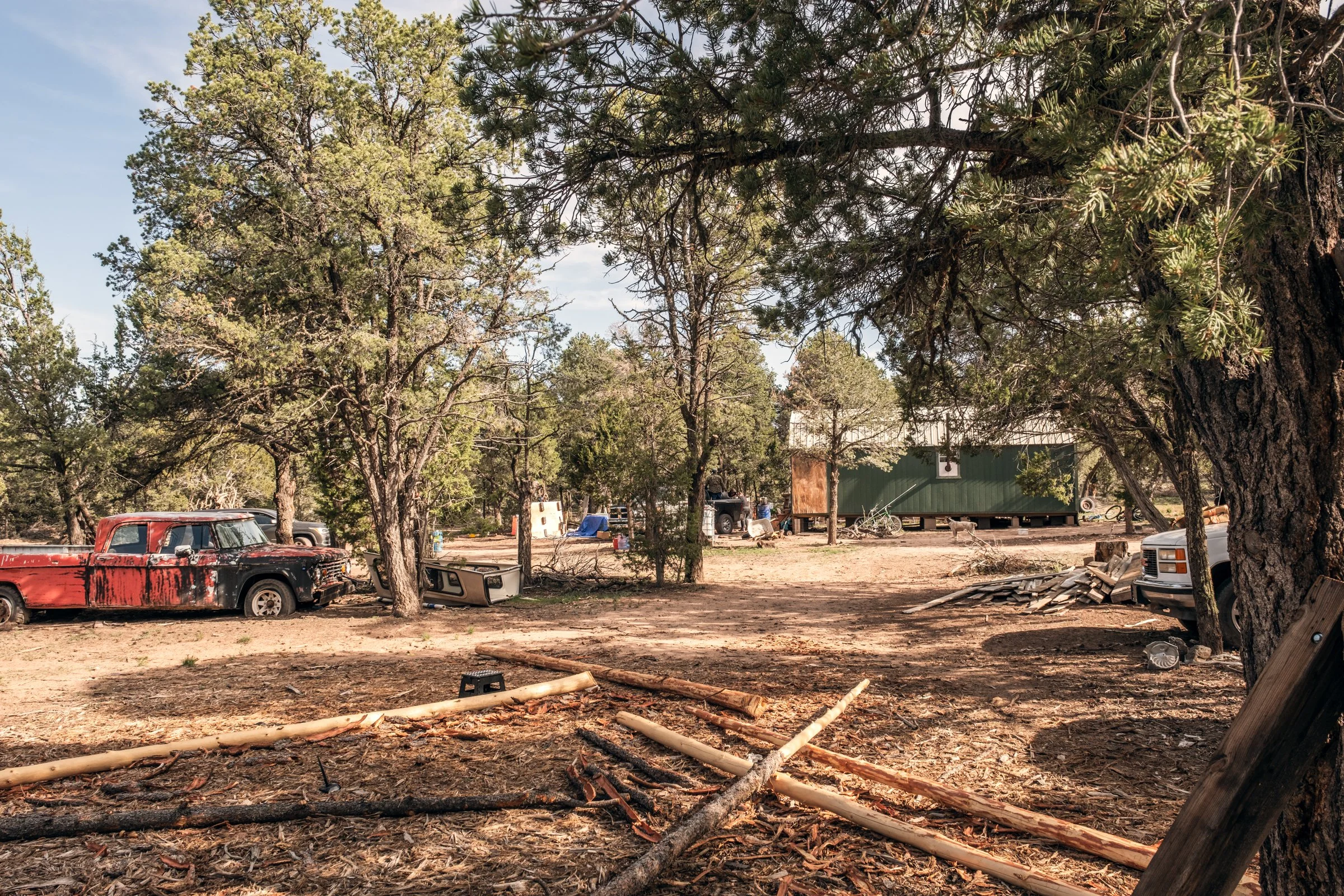 Hauling Life | Navajo Nation — Unified Metadata Paragraphs

Wayne Wilson and Joann Whiting collect water in Gallup, New Mexico at a community water source. The containers are filled, prepared, and loaded into their vehicle for transport across the Na