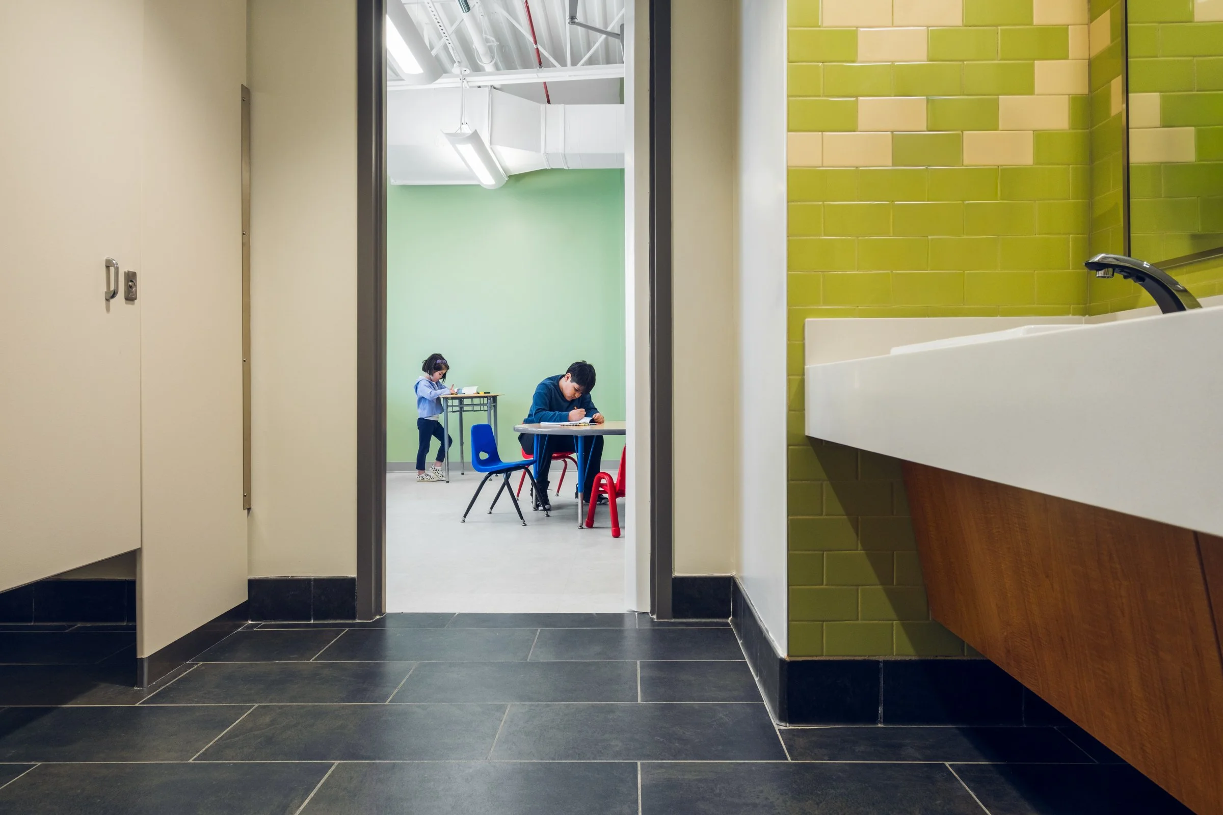 Haynes-Taylor YMCA renovation in Greensboro, NC designed by CPL Architecture, photographed by Paul Lange
