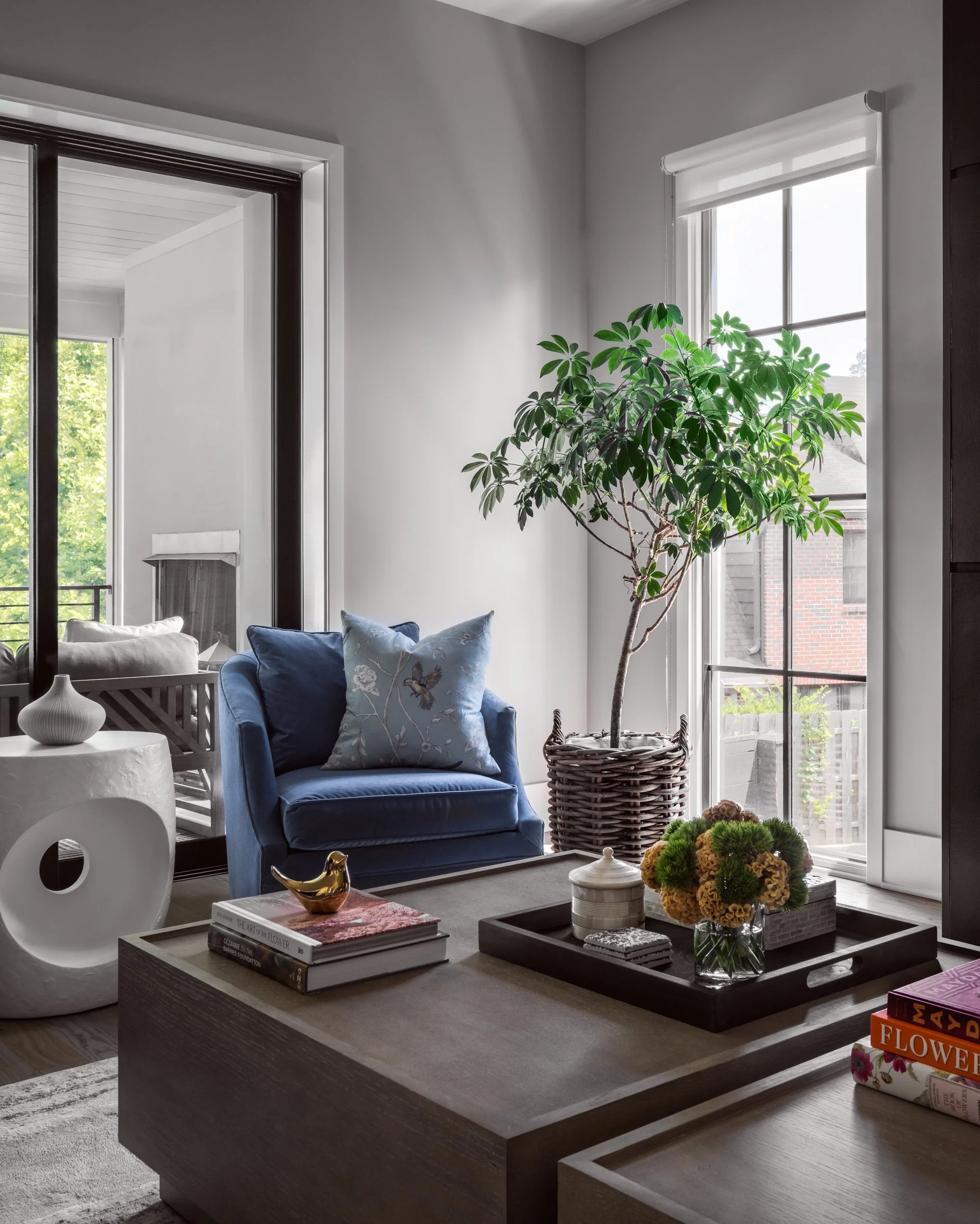 Architectural and design photography of TK Design Group living room, showcasing interior design.  