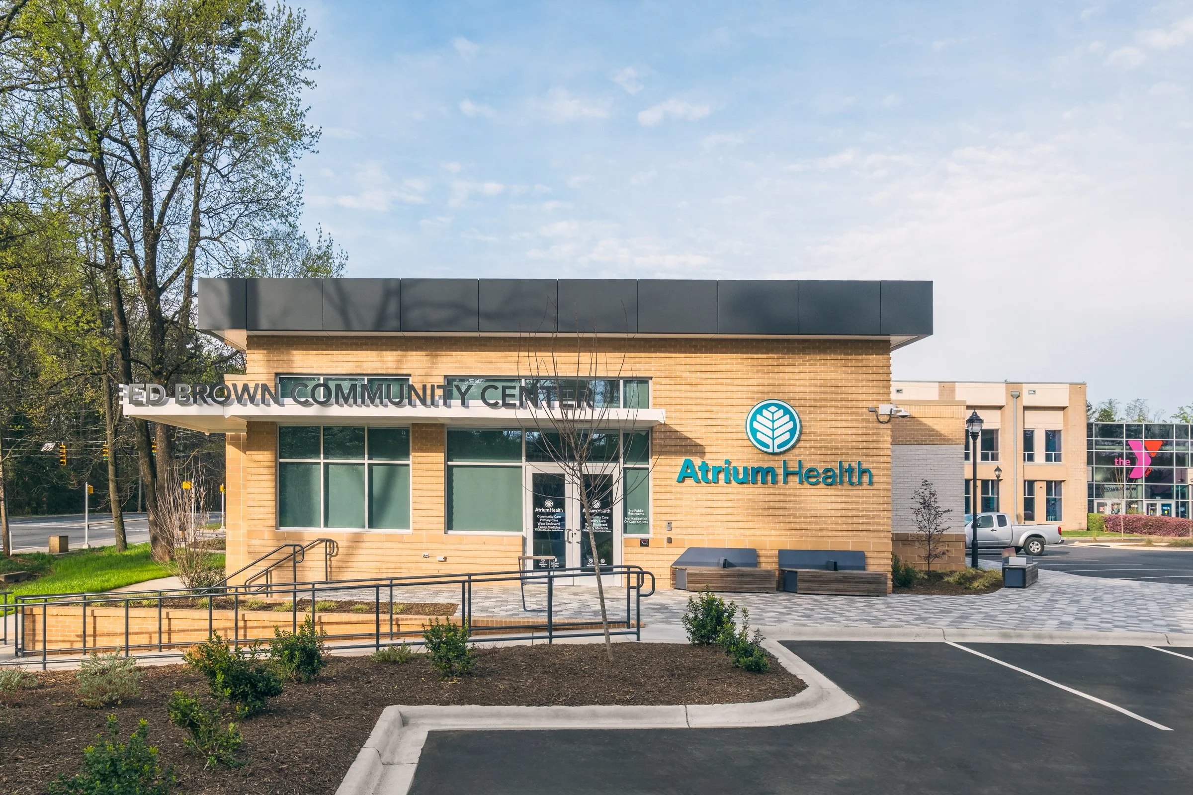 Atrium Health Clinic in Charlotte, NC – architectural photography by Lange Photo Studio featuring design by Neighboring Concepts