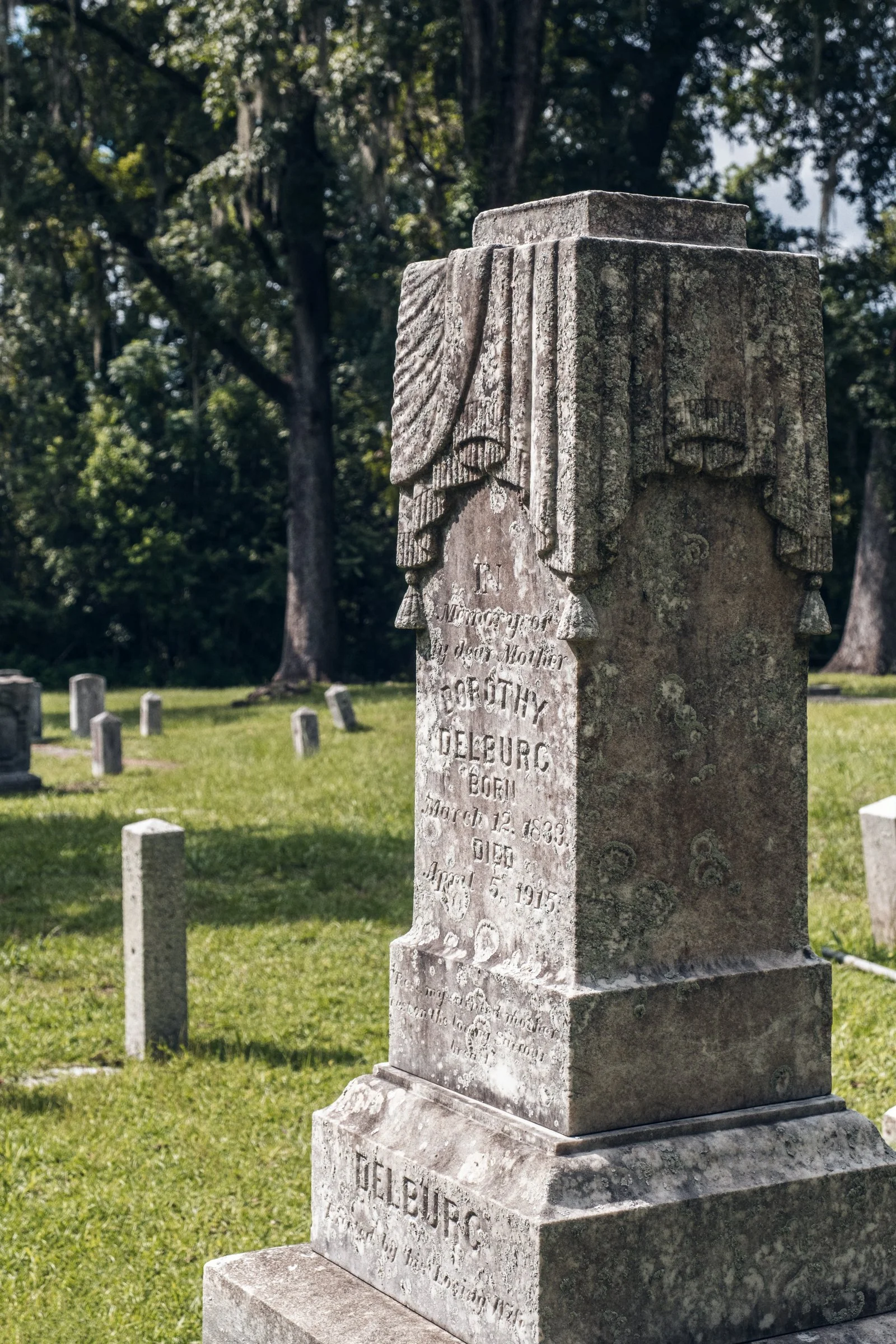 Colonial Park Cemetery, Laurel Grove Cemetery, Bonaventure Cemetery, gravestones, statues, Intimate Moments Within Savannah's Historic Cemeteries