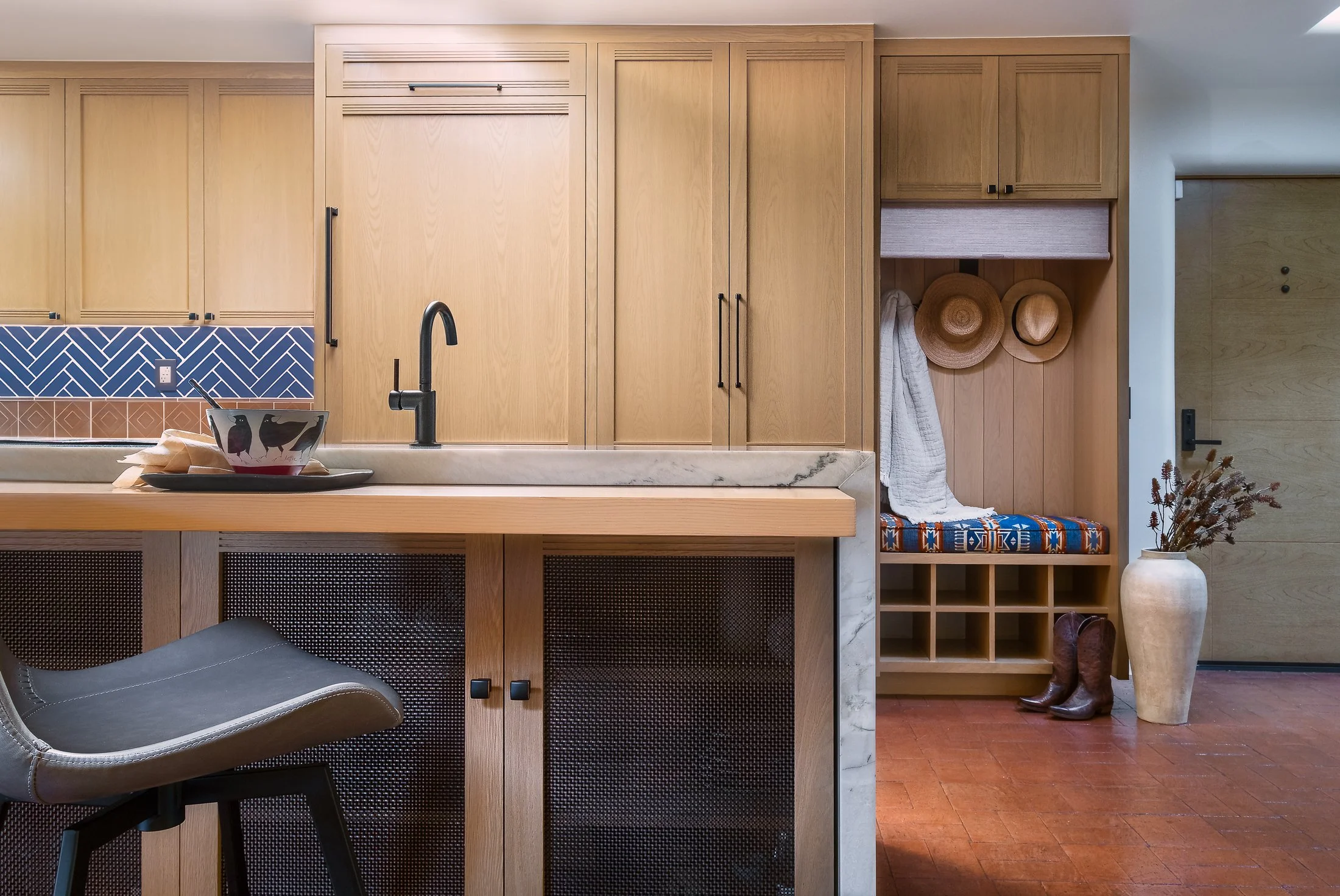Kitchen interior design by Marie Lyall – photographed by Lange Photo Studio