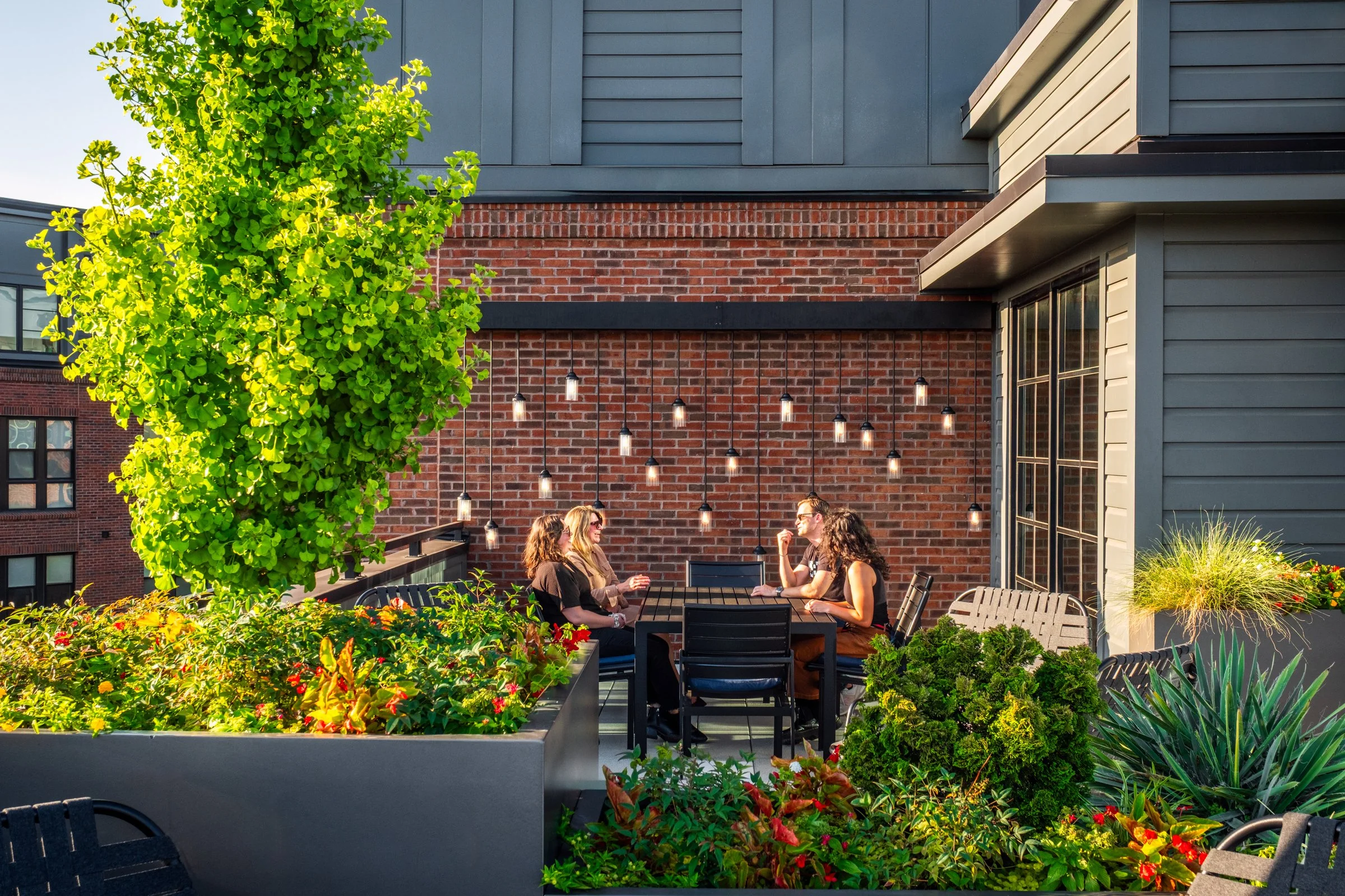 Architectural and landscape photography of Camden NODA highlighting exterior design and functional spaces.