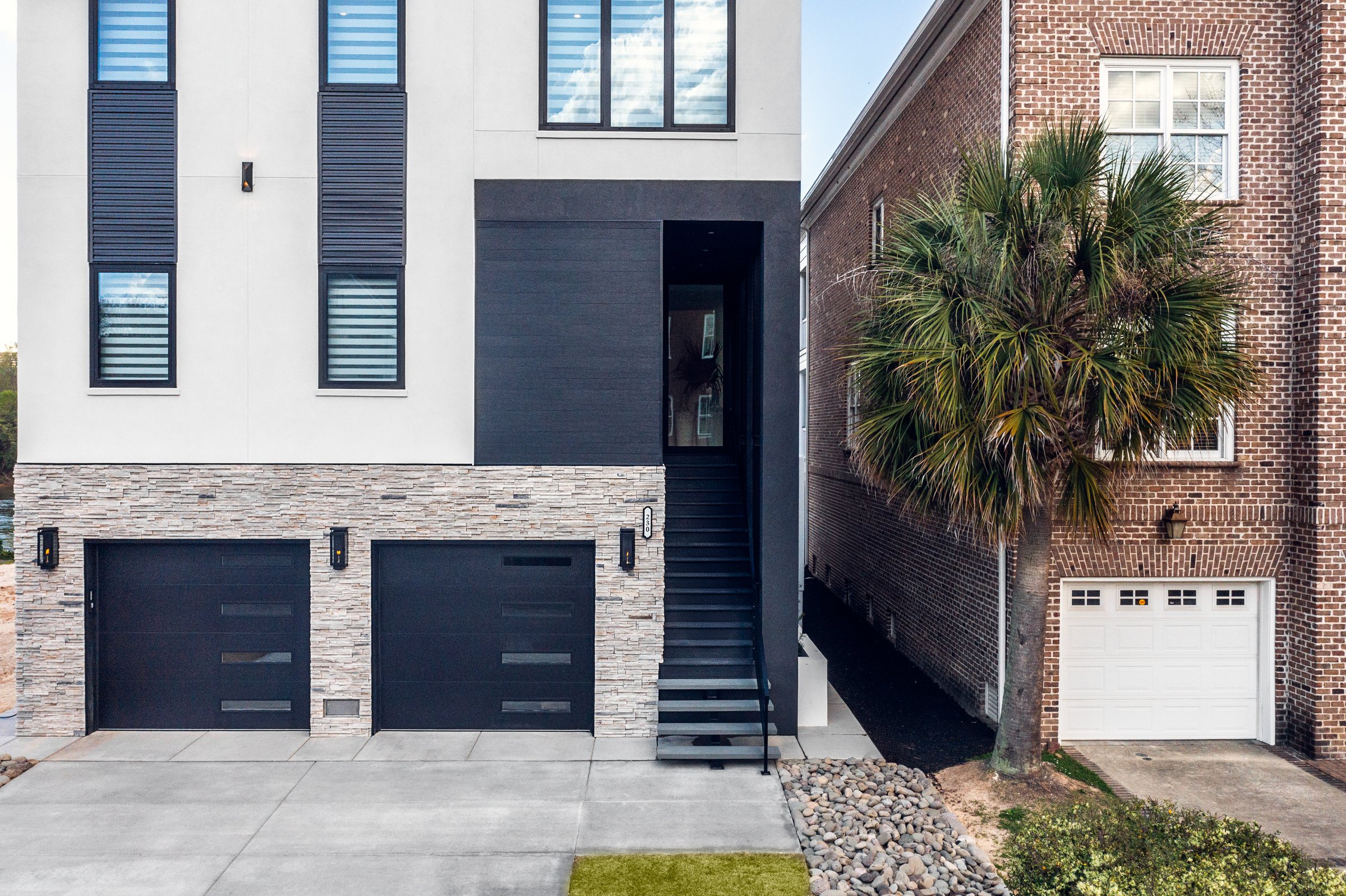 Architectural and interior photography of a customized lakefront home, highlighting design detail, atmosphere, infinity pool, and craftsmanship.