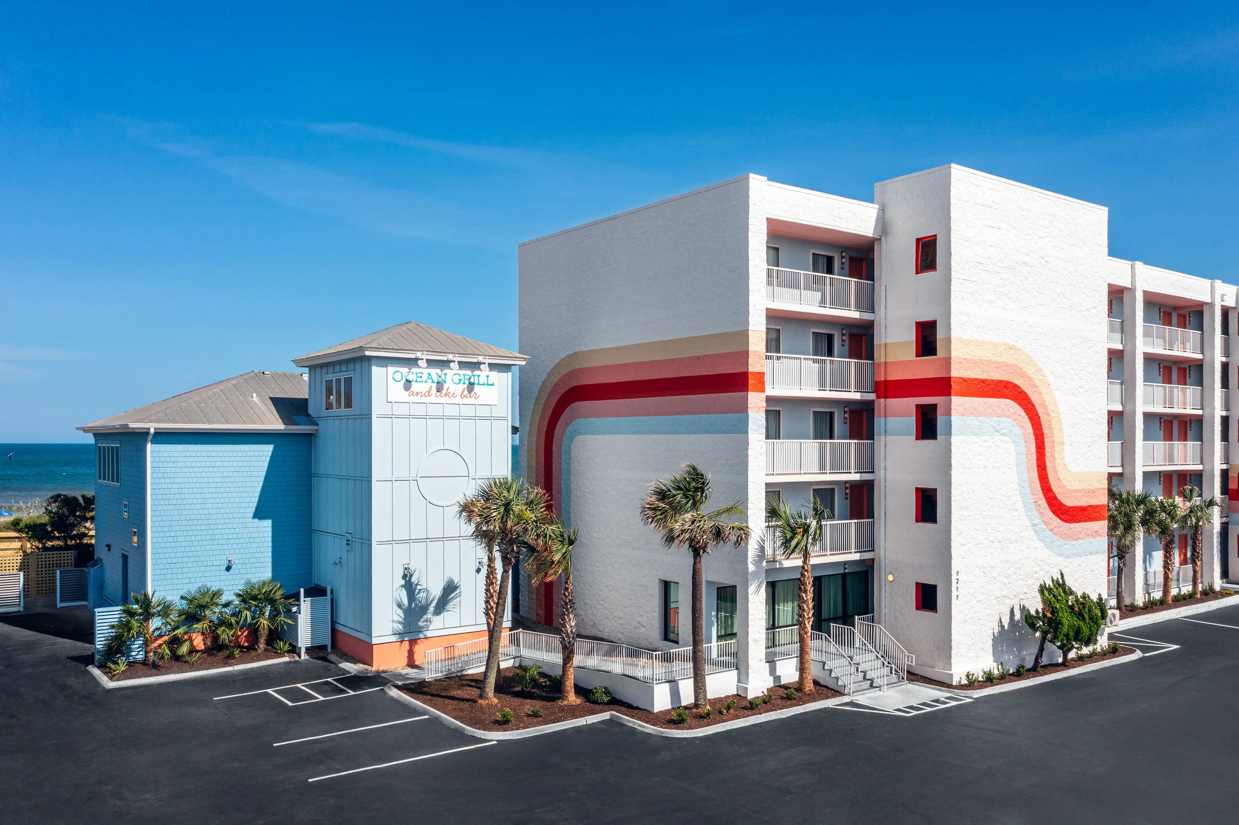 Golden Sands Resort & Spa exterior photo photographed by Lange Photo Studio. 