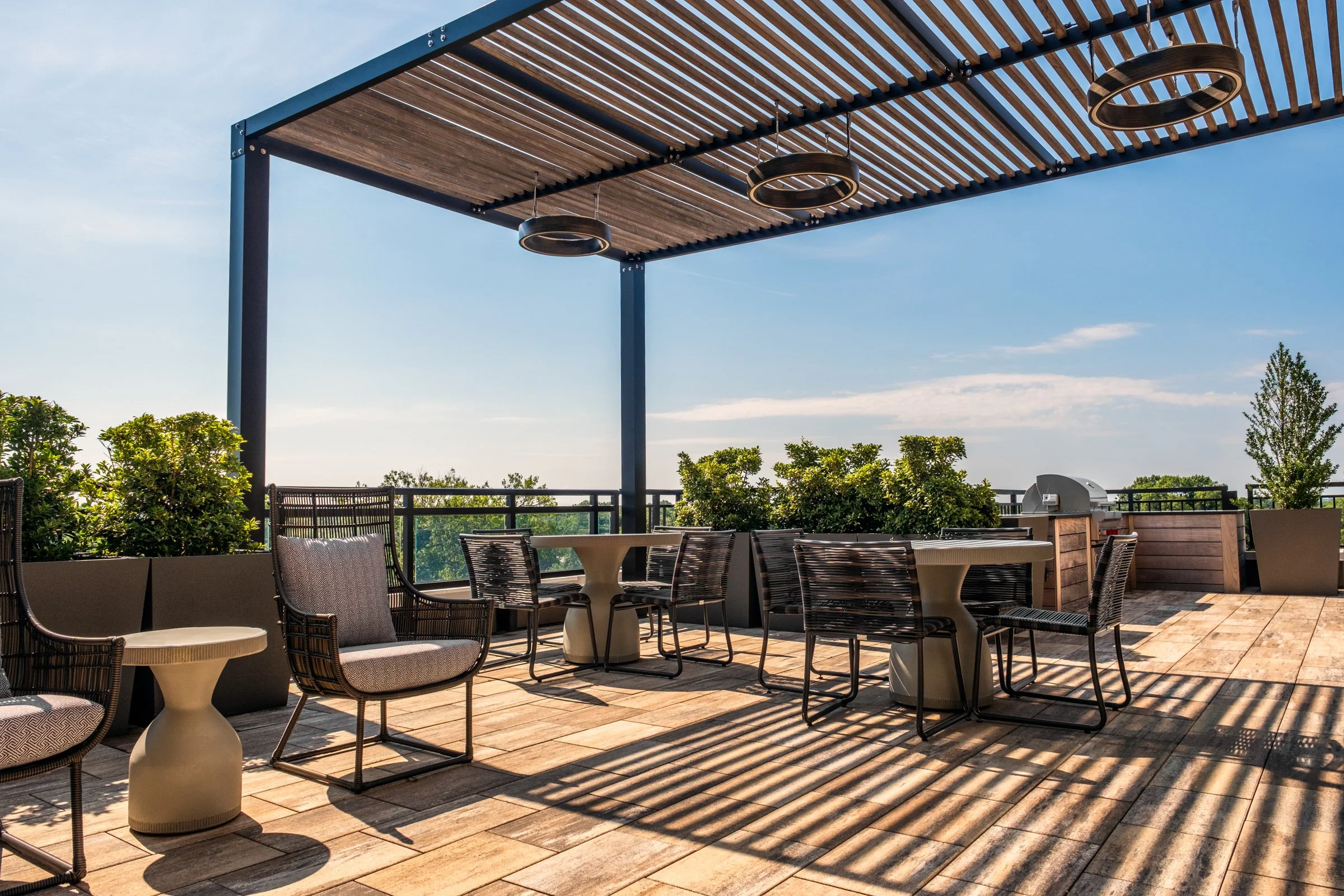 Architectural and landscape photography of Regent Eastover highlighting exterior design and functional spaces.