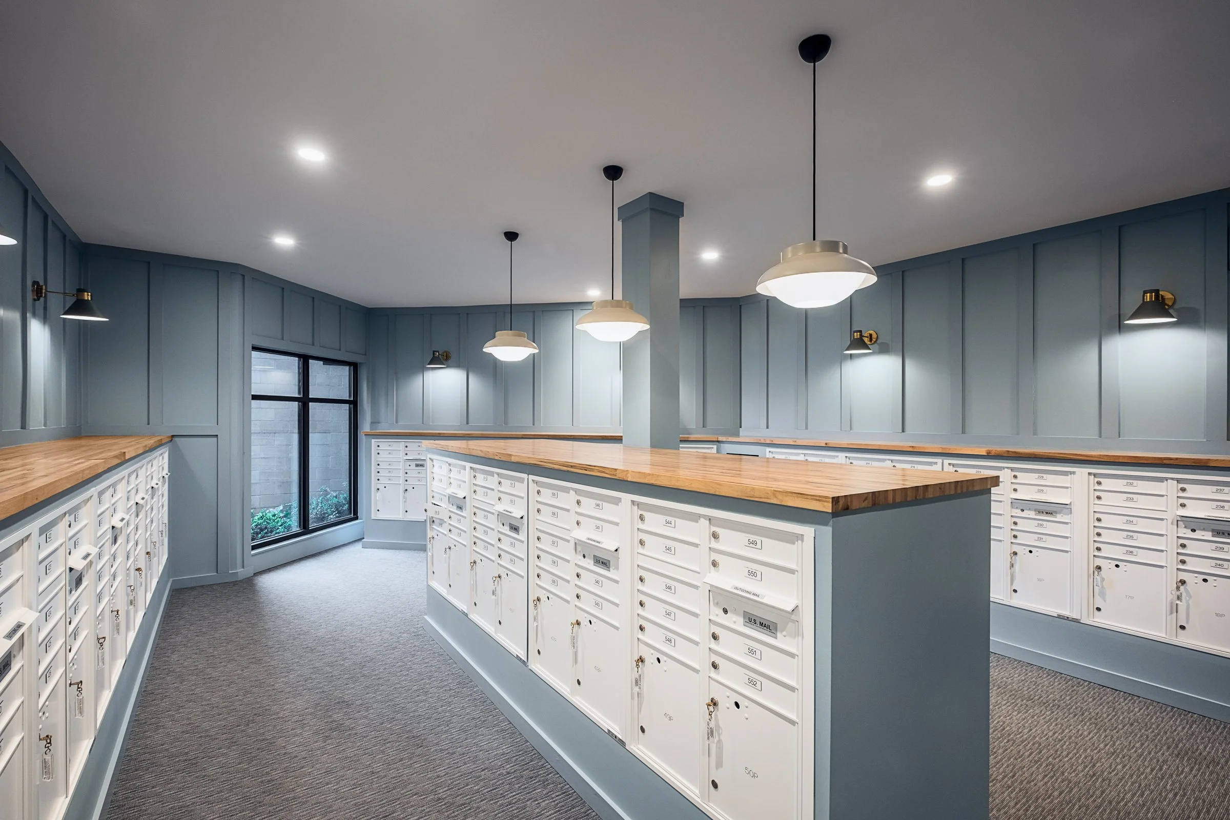 Architectural photography by Paul Lange of Lange Photo Studio, showcasing The Alder in Richmond, VA. The series captures the building's modern design, vibrant communal spaces, rooftop lounge, resort-style pool, highlighting the dynamic living experie