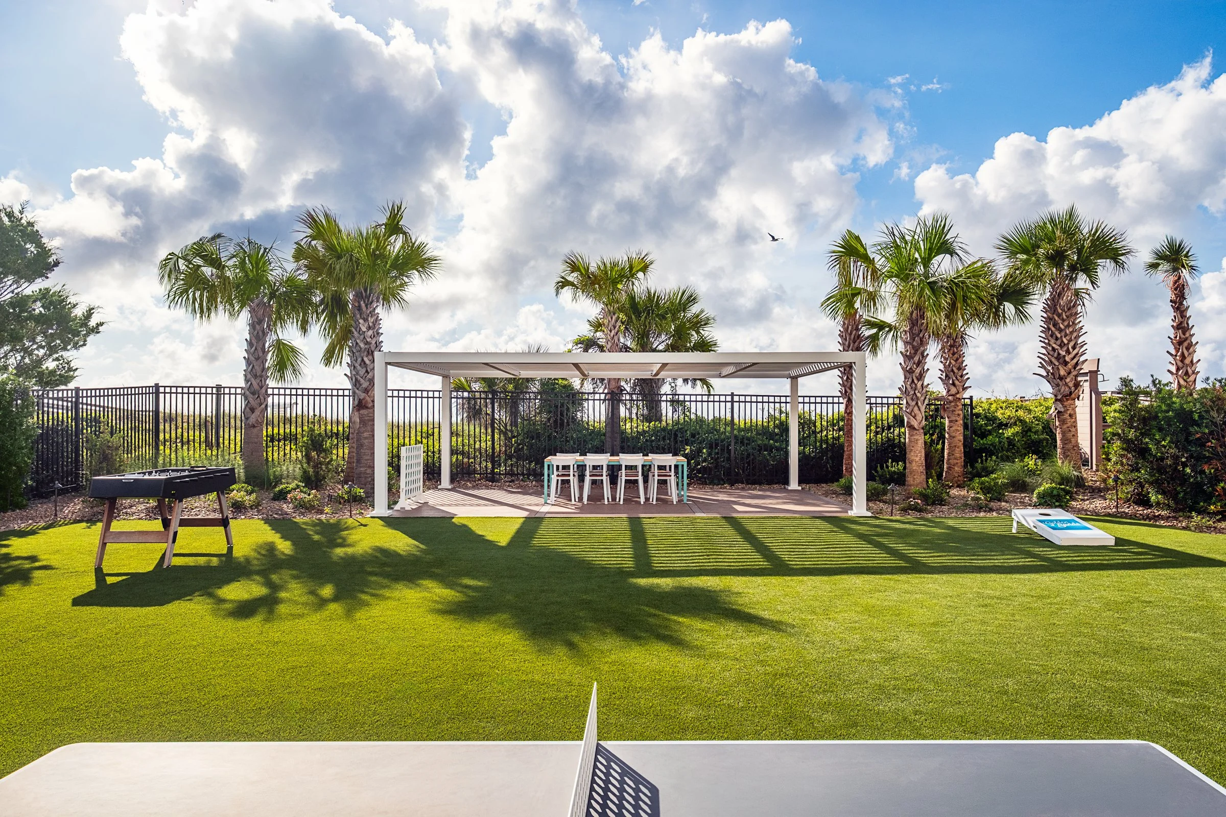 New Turf area photography at Golden Sands Hotel, showing thoughtful composition, branded consistency, fun, and uncluttered guest environment. Photographed by Lange Photo Studio. 