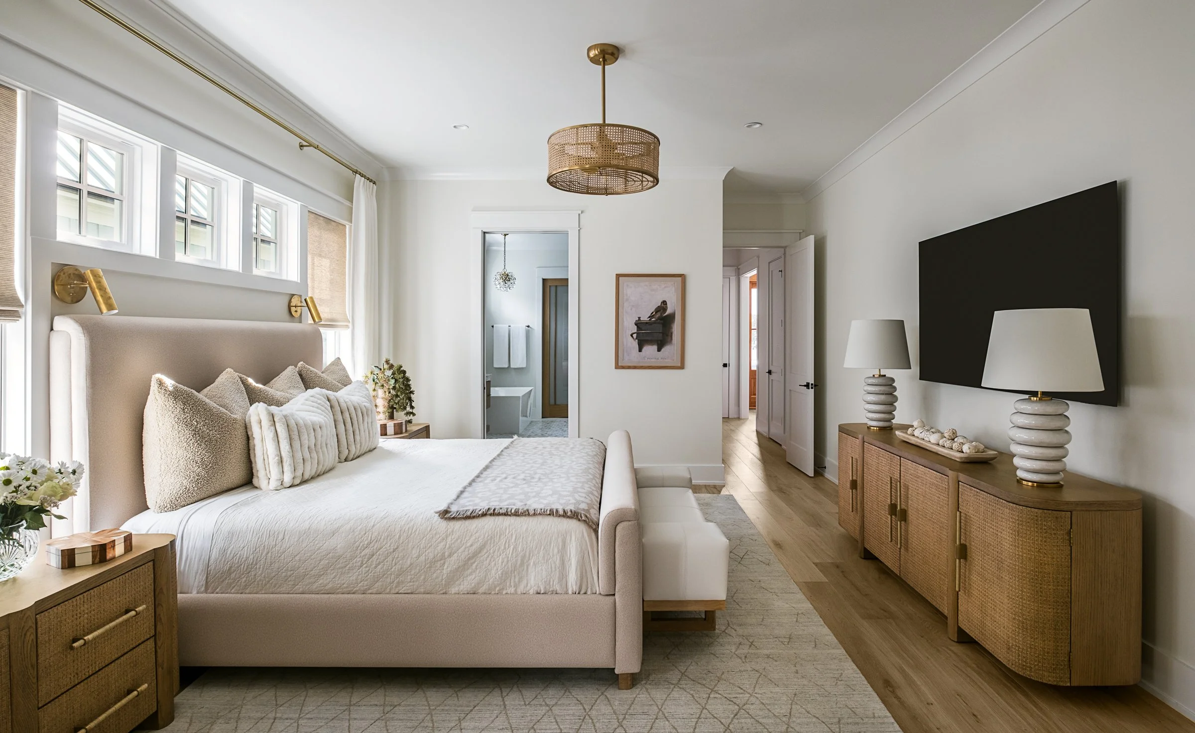 Dwelling Place Interiors luxury residential interior design project featuring a custom kitchen renovation, high-end cabinetry and millwork, detailed tilework, beautifully designed bathrooms, living spaces, bookshelves, and outdoor living areas, photo