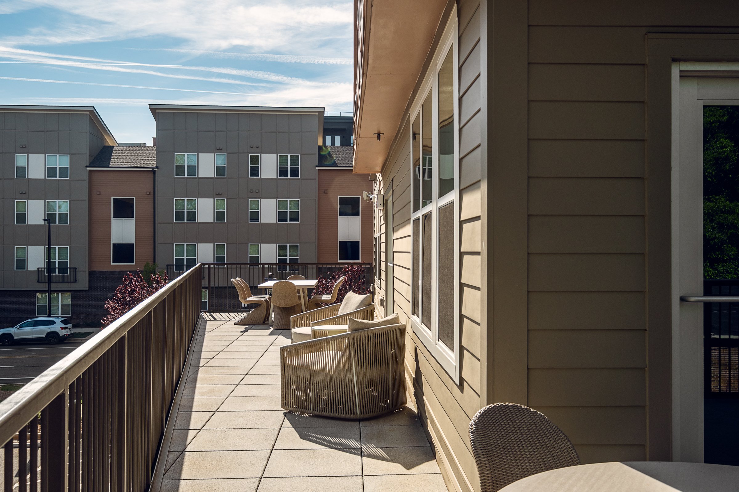 Multi-family affordable housing design in Charlotte, NC – architectural photography by Lange Photo Studio featuring design by Neighboring Concepts.