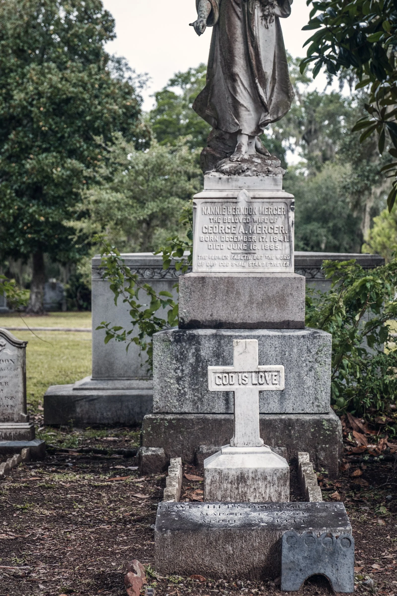 Colonial Park Cemetery, Laurel Grove Cemetery, Bonaventure Cemetery, gravestones, statues, Intimate Moments Within Savannah's Historic Cemeteries