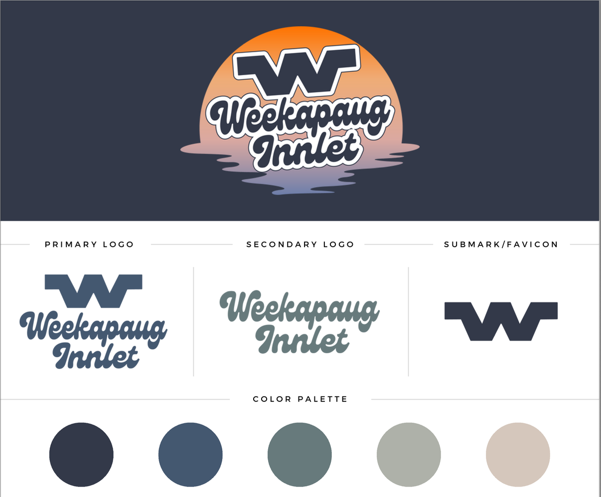 Weekapaug Innlet Branding 