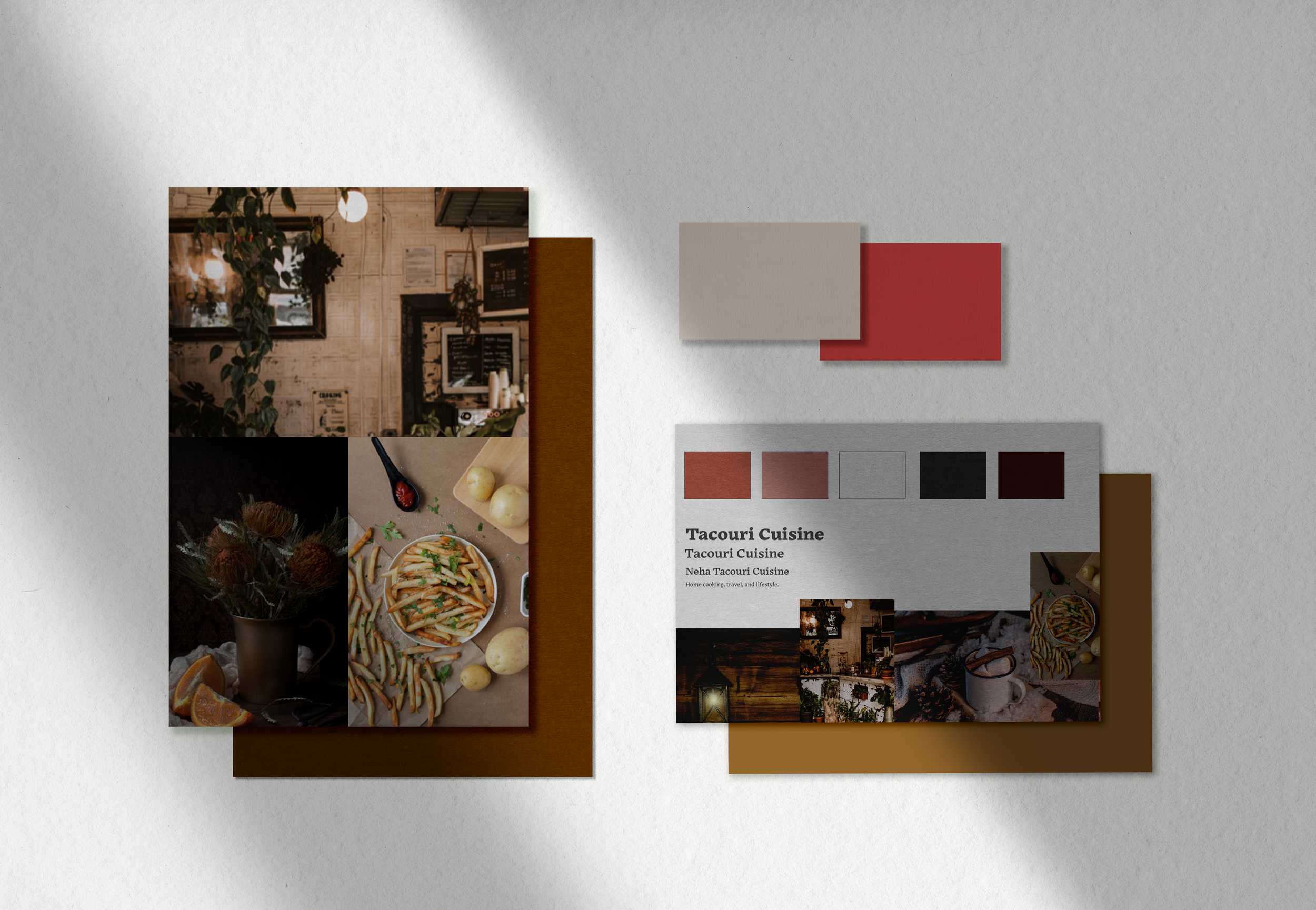 Brand and Marketing Strategy template made by Morse Creatives for a food blogger called Tacouri Cuisine
