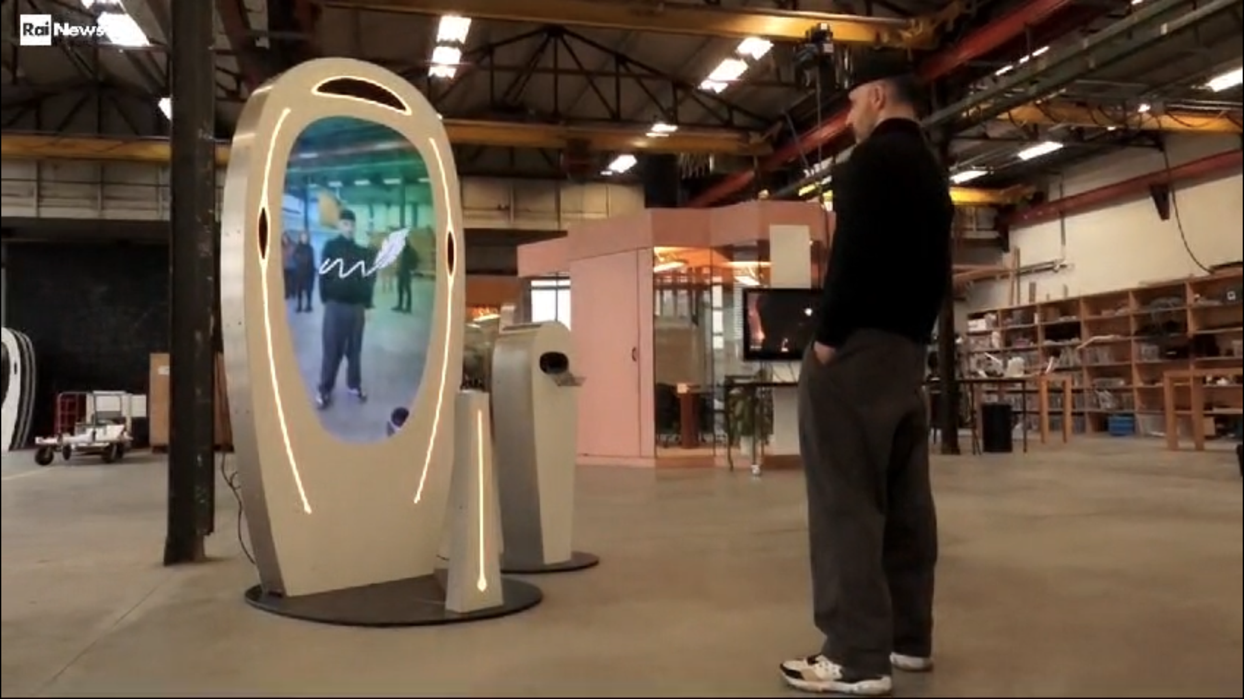 RaiNews 24 Features Poem Booth in Turin Book Fair Coverage