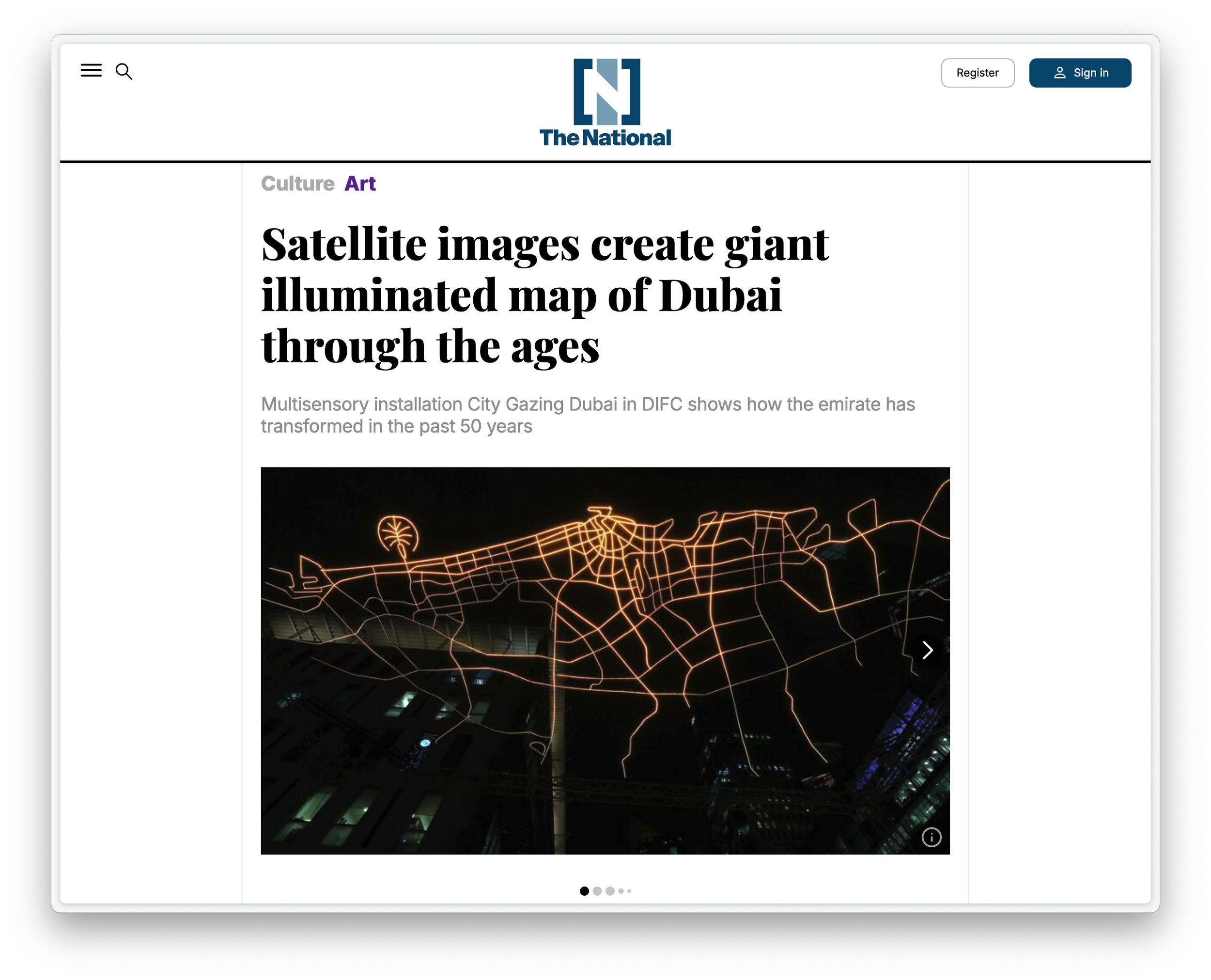 The National (UAE): City Gazing Dubai