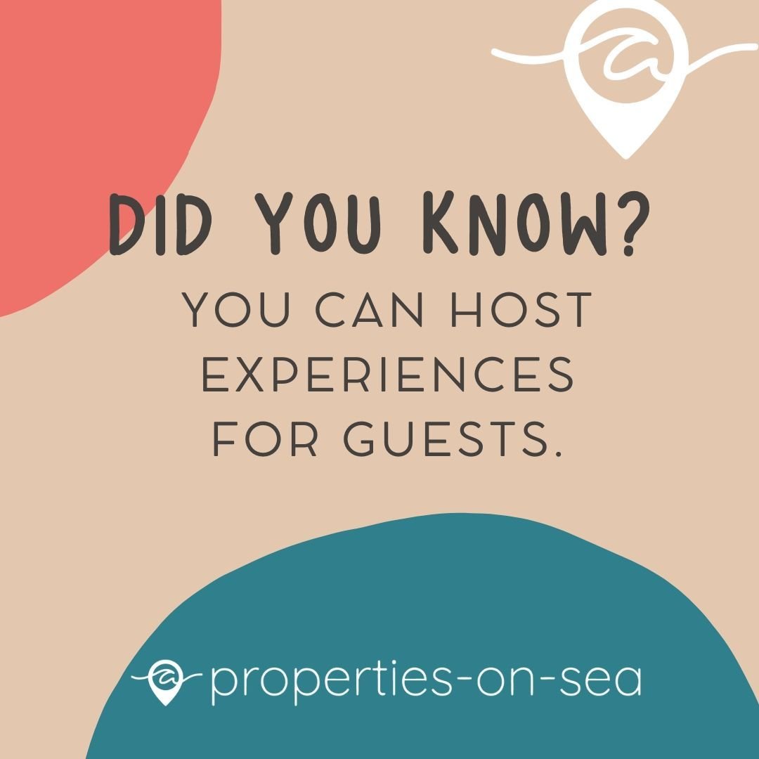 Did you know that you can host 'experiences' on Airbnb to add value to your guest experience. From guided walks to yoga sessions, if you have a skill or talent you can offer it for a fee to your guests.

&diams;️Want to know more? Get in touch!
☎️017