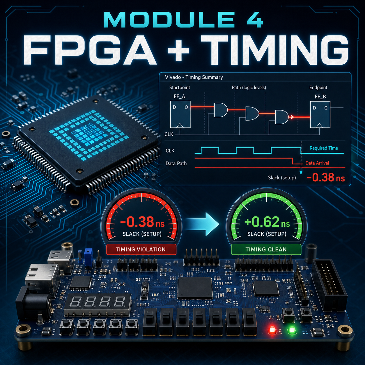 Module 4: FPGA Implementation and Timing Analysis