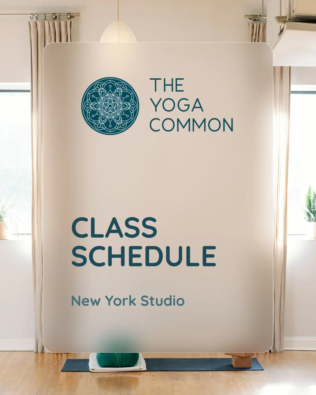 🗓️ New York City Class Schedule

Your NYC practice starts here! Swipe to check out all of our New York City classes!

To see other class offerings and reserve your spot, head to the link in our bio. 🗽🧘&zwj;♀️

#theyogacommon #yogacommonstudio #nyc